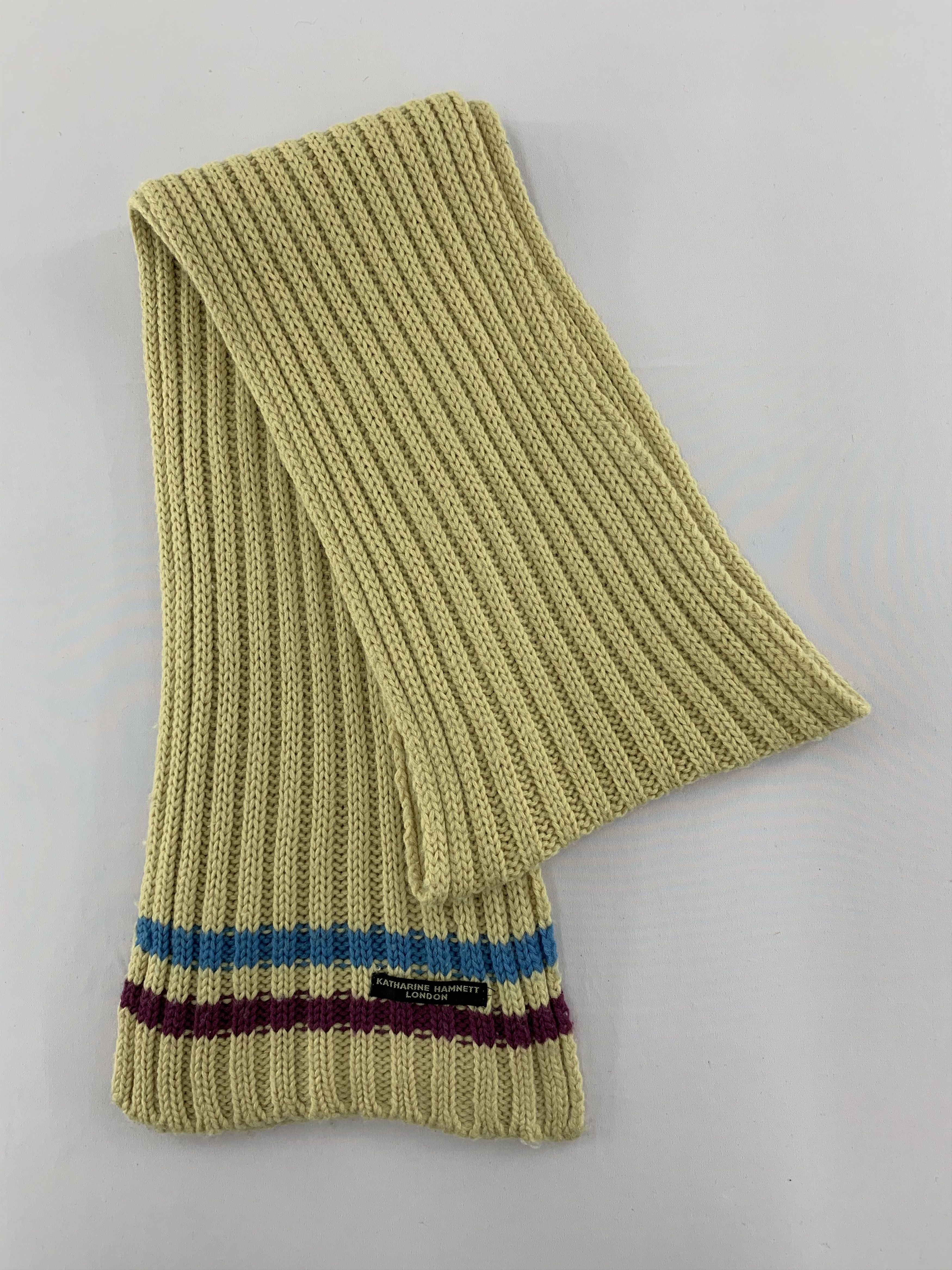 Katharine Hamnett London Katharine Hamnett London Scarf Wool Muffler Neck Wrap BL5008 Size ONE SIZE - 3 Thumbnail