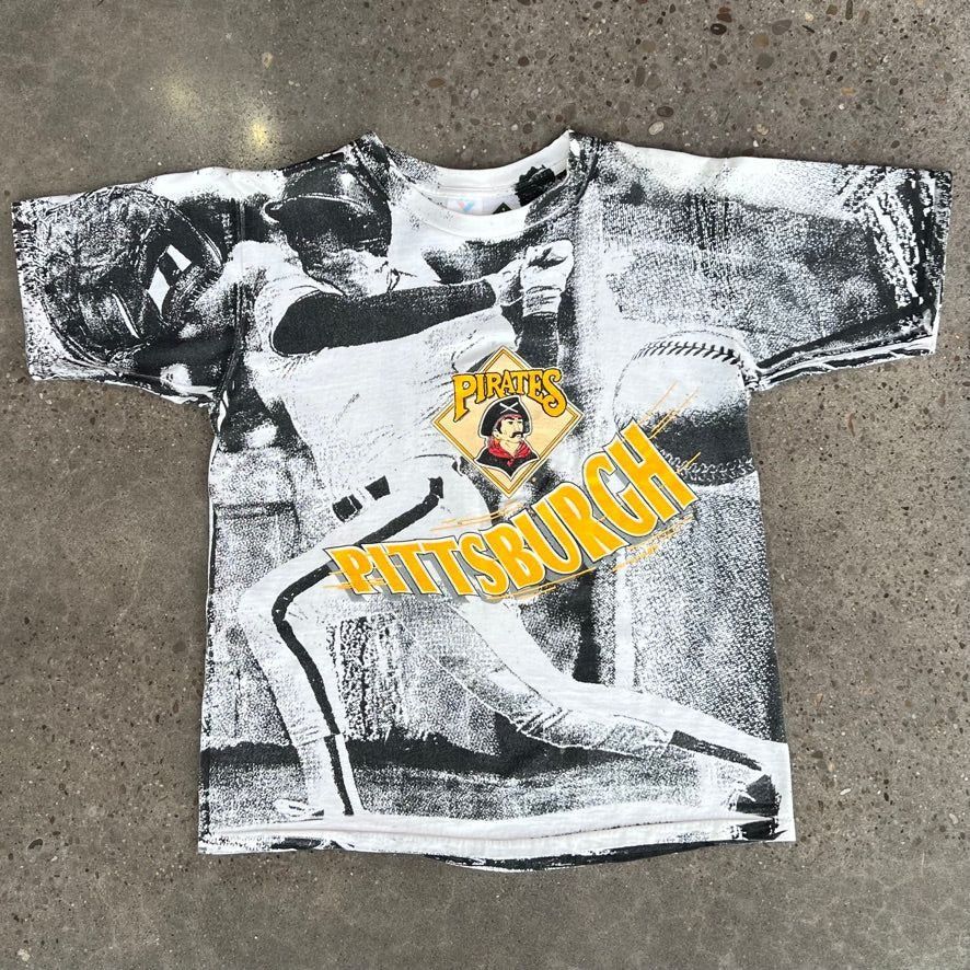 MLB × Vintage Vintage 1990 Pittsburgh Pirates AOP All Over Print Tee Size US L / EU 52-54 / 3 - 3 Thumbnail