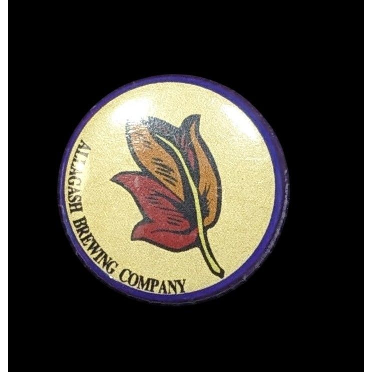 Other Allagash Brewing Company Leaf Design Button Pin Size ONE SIZE - 1 Thumbnail