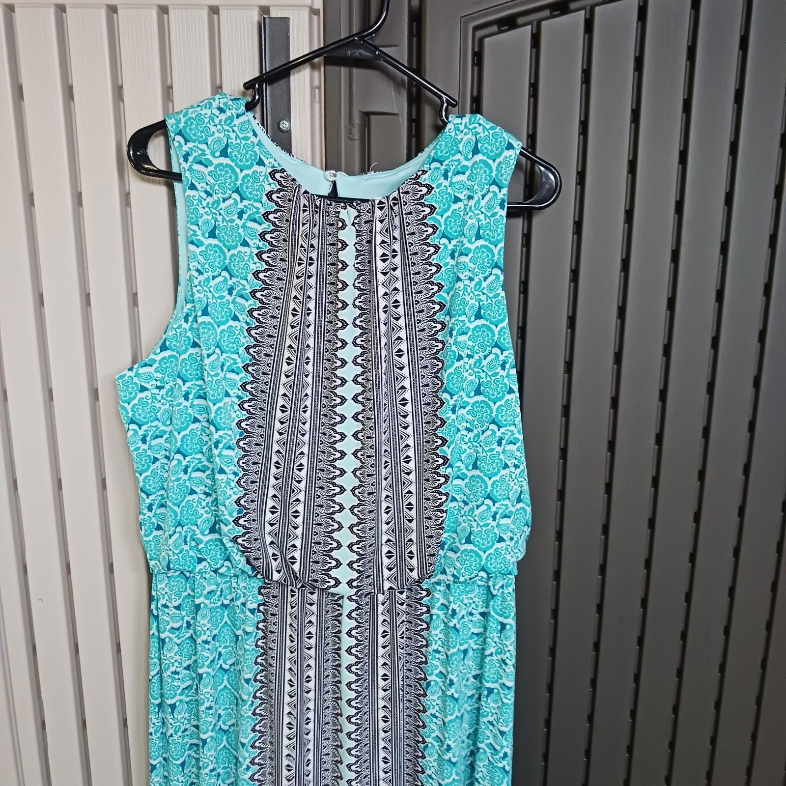 Other London Style Collection #153031 Women 16 Green & Black Dress Size XXL / US 16-18 / IT 52-54 - 10 Thumbnail