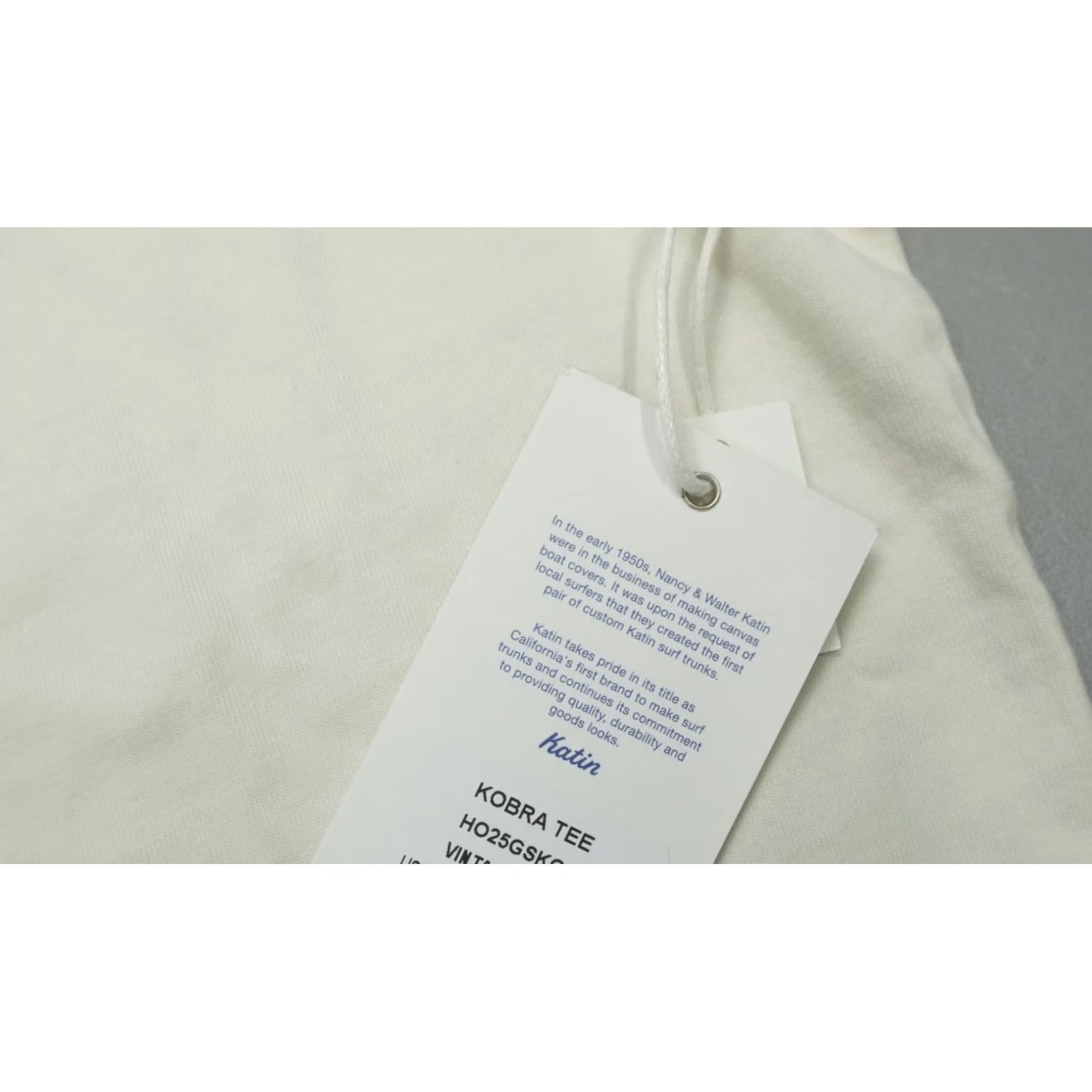 Katin Katin Vintage White T-Shirt Men's Size L Kobra Graphic Tee Organic Cotton Size US L / EU 52-54 / 3 - 4 Thumbnail