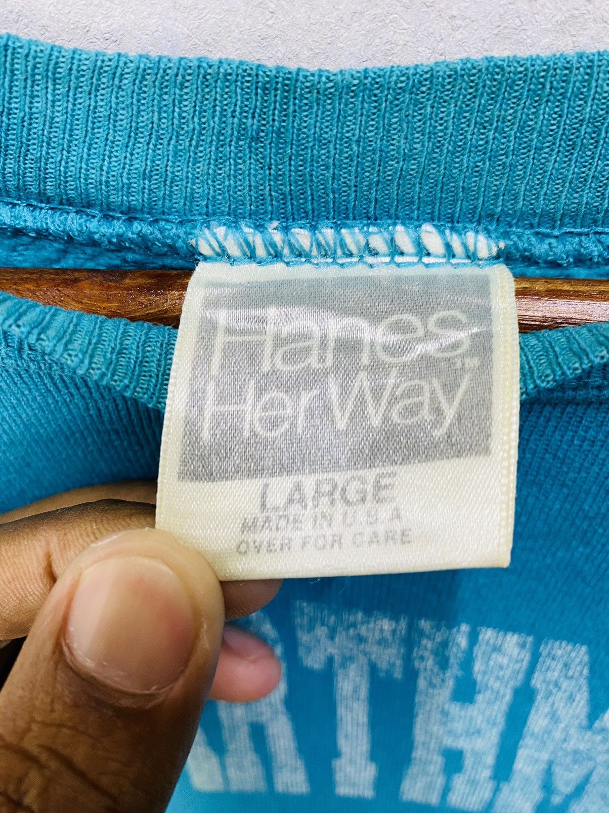 Vintage Vintage Swarthmore Sweatshirt Hanes Tag Made In USA Size L Size US L / EU 52-54 / 3 - 8 Thumbnail
