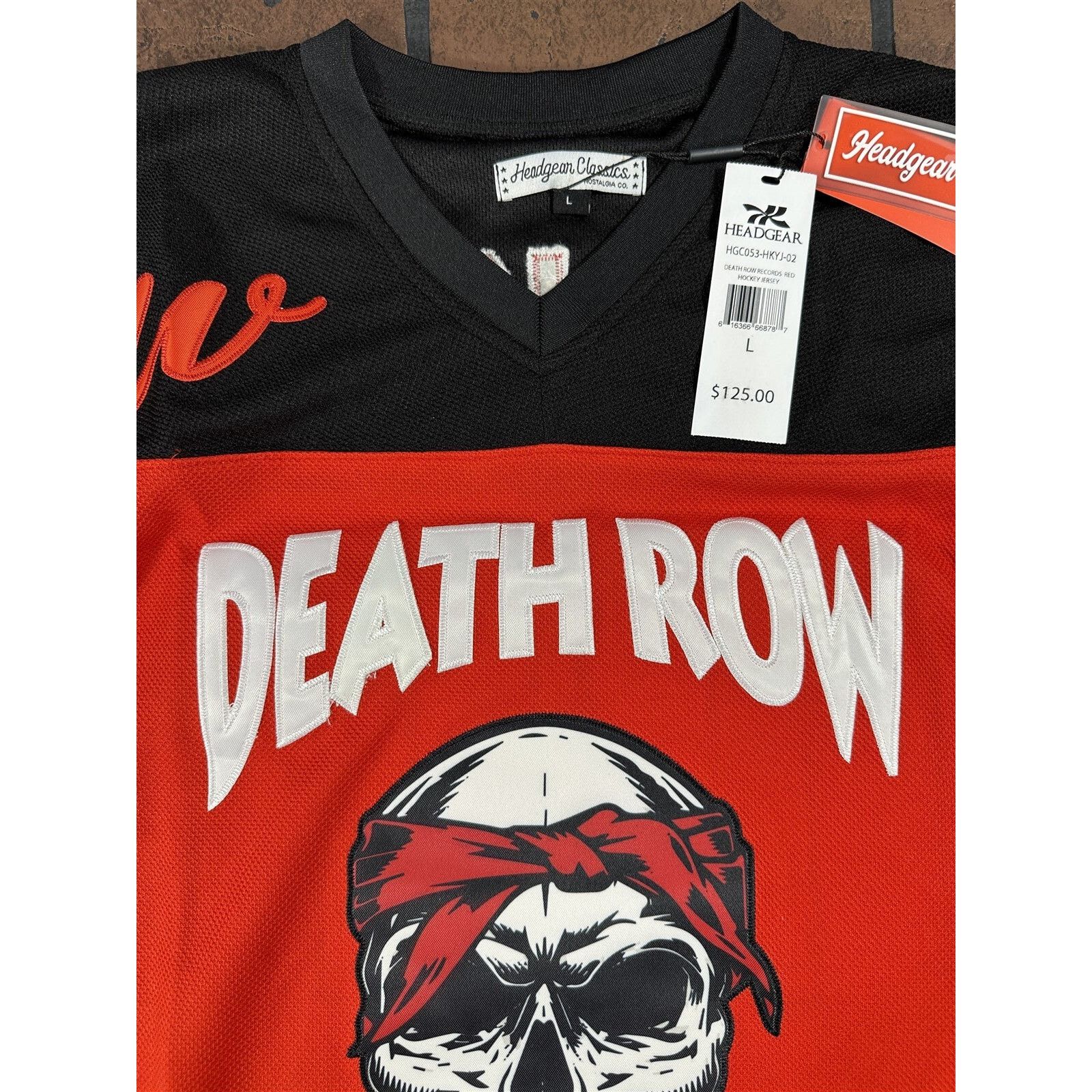 Other DEATH ROW RECORDS Hockey Jersey ~Never Worn~ M L XL 2XL Size US L / EU 52-54 / 3 - 7 Thumbnail