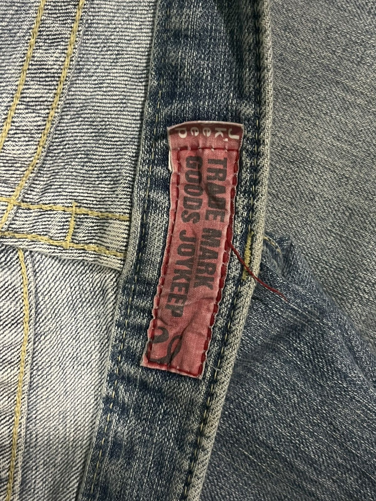 Japanese Brand Vintage Japanese Brand Leavs Strawberry Blue Wash Flare Jean Size US 30 / EU 46 - 15 Thumbnail