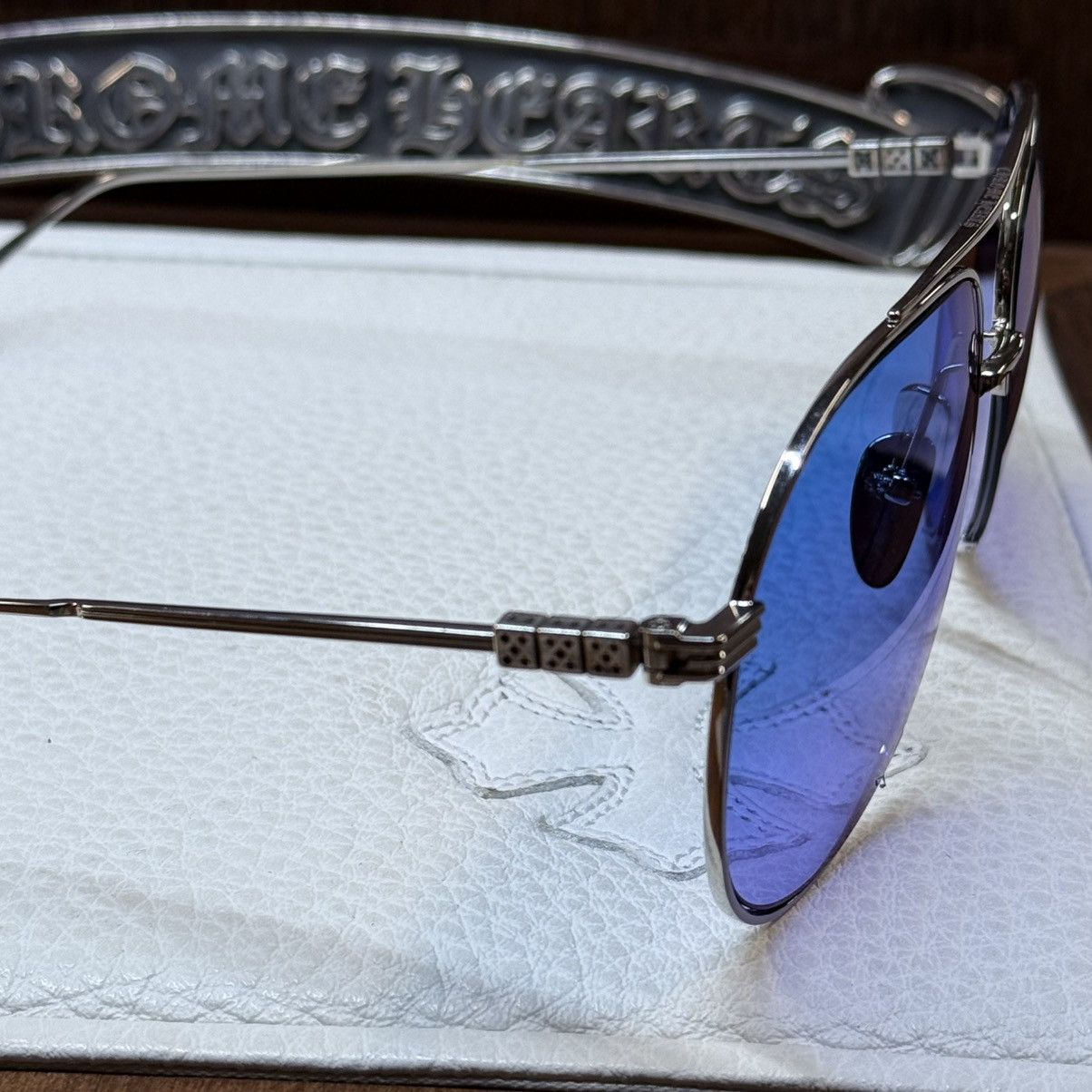 Chrome Hearts Chrome Hearts Steppin’ Blu II 1/1 Sunglasses Size ONE SIZE - 8 Thumbnail