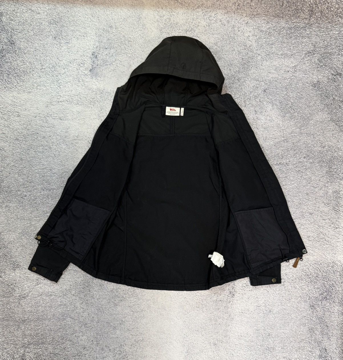 Fjallraven Fjallraven Stina Jacket Womens M Black G1000 Outdoor Hooded Size M / US 6-8 / IT 42-44 - 13 Thumbnail