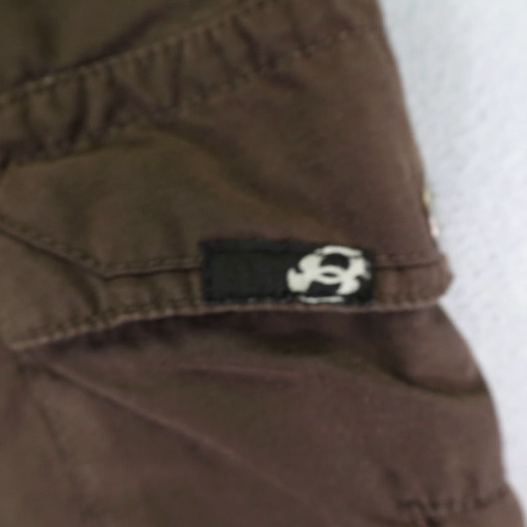 Anchor Blue VINTAGE Anchor Blue Cargo Shorts Mens 40 Brown Grunge 90s Casual Relaxed Fit Size US 39 - 6 Thumbnail
