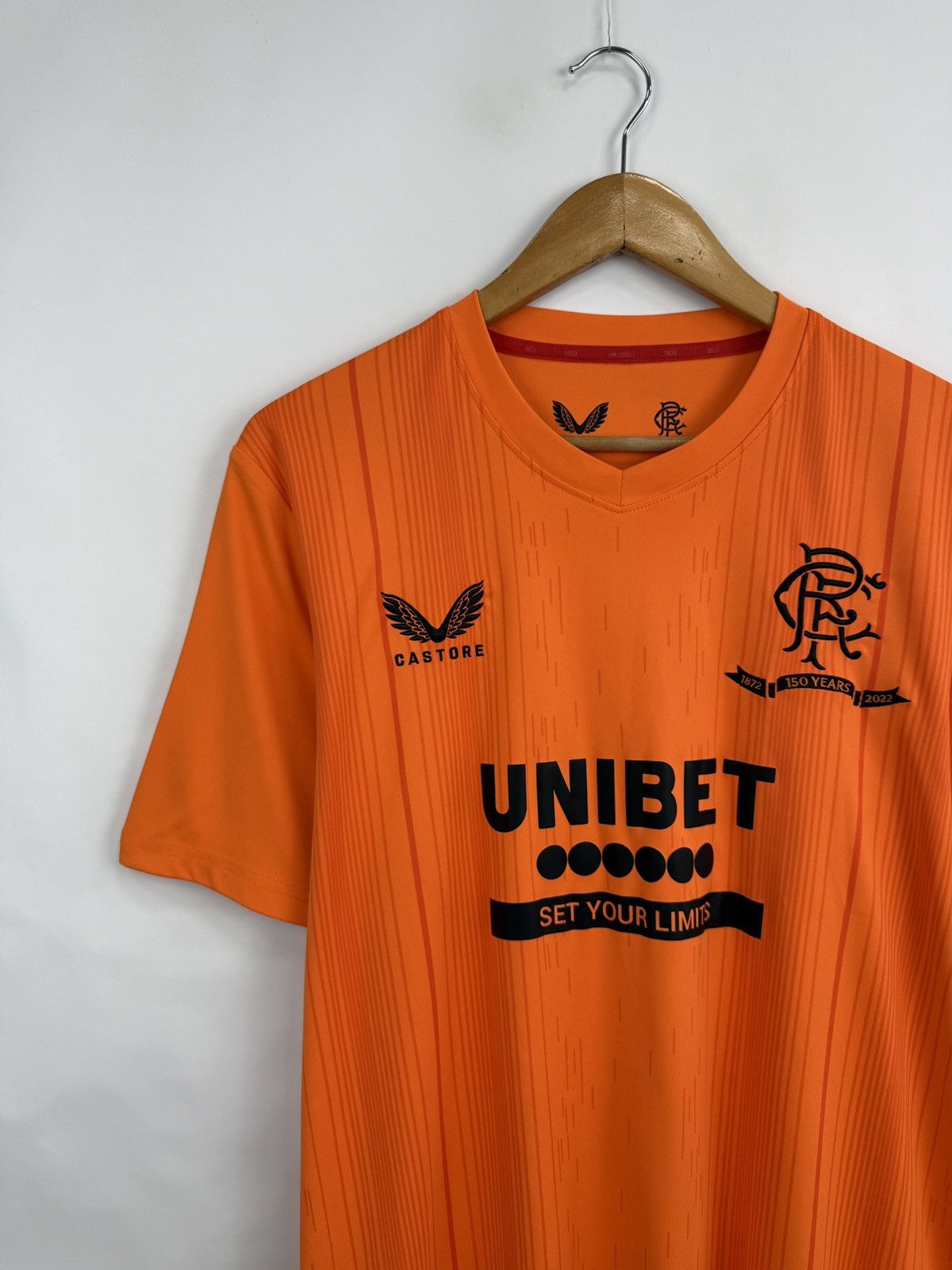 Castore 🏴󠁧󠁢󠁳󠁣󠁴󠁿 2021/22 Castore Glasgow Rangers 150 Years Home Jersey Y2K Size US XL / EU 56 / 4 - 2 Thumbnail