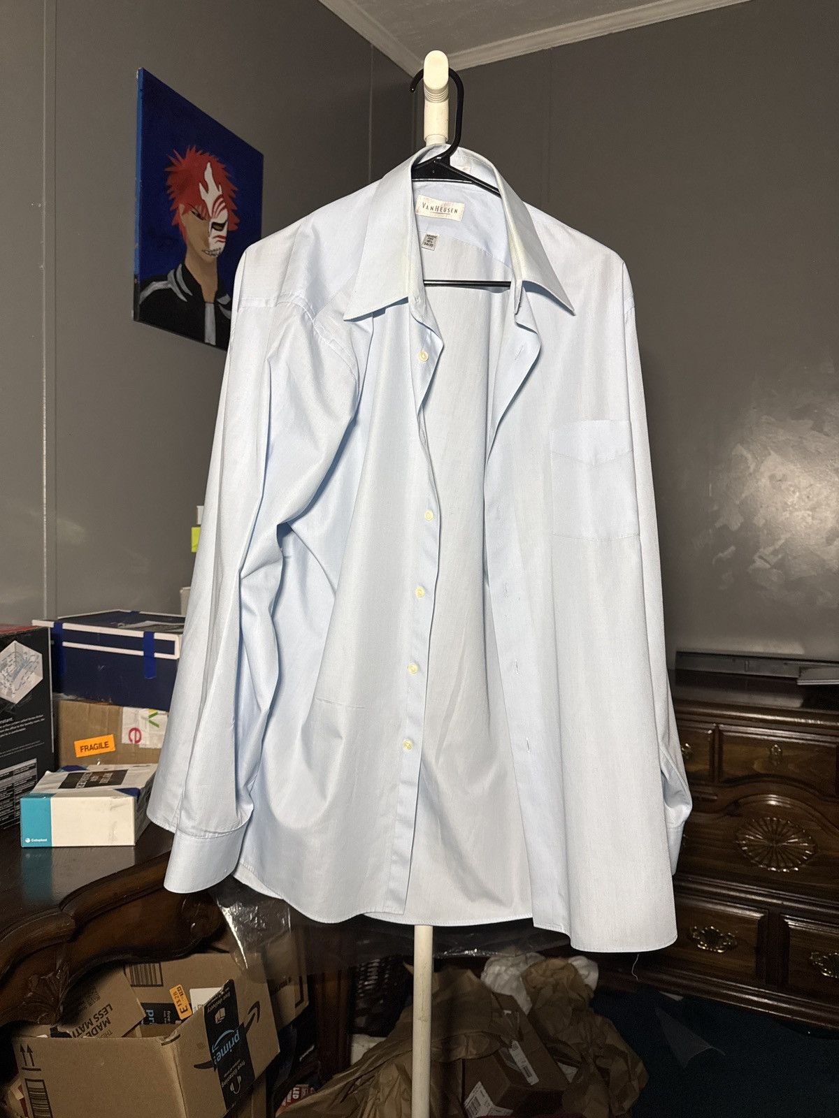 Van Heusen Van Heusen Men’s Long Sleeve- Large Size US L / EU 52-54 / 3 - 3 Thumbnail