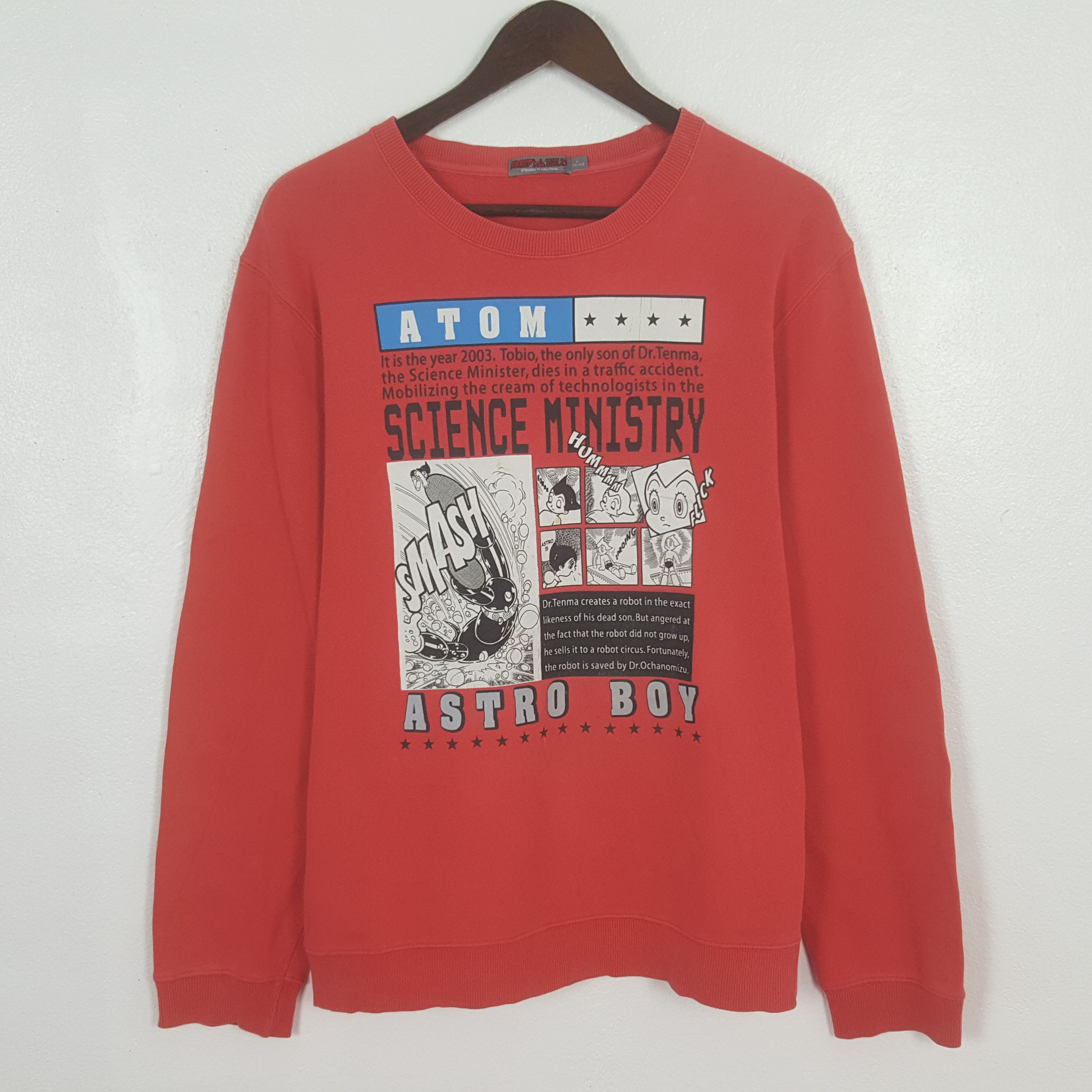 Anime Vintage Astro Boy ATOM Sweatshirt Size US M / EU 48-50 / 2 - 1 Thumbnail