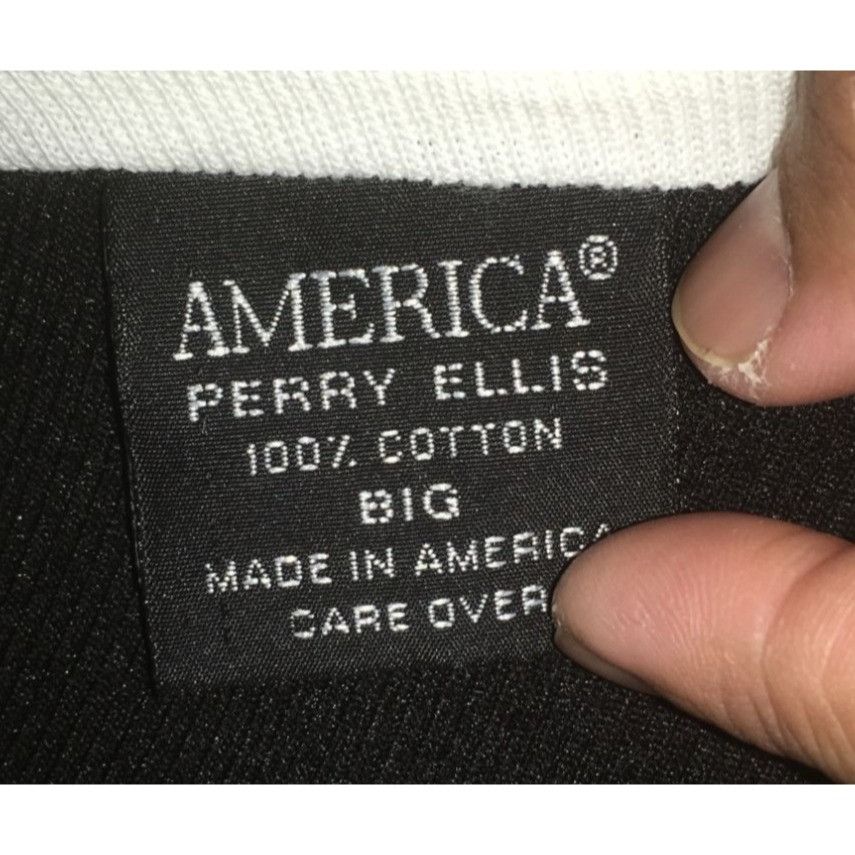 Perry Ellis Mens America Perry Ellis Size Large Cotton Tee Shirt Size US L / EU 52-54 / 3 - 6 Thumbnail