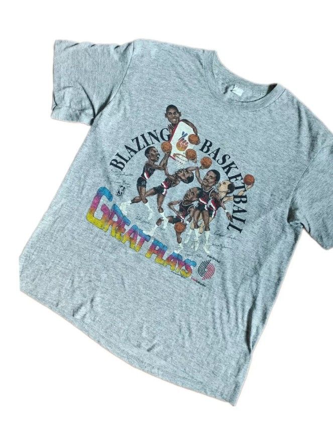 Salem Sportswear × Vintage Vintage Portland Traiblazers caricature 90s T-shirt Size US XL / EU 56 / 4 - 2 Thumbnail