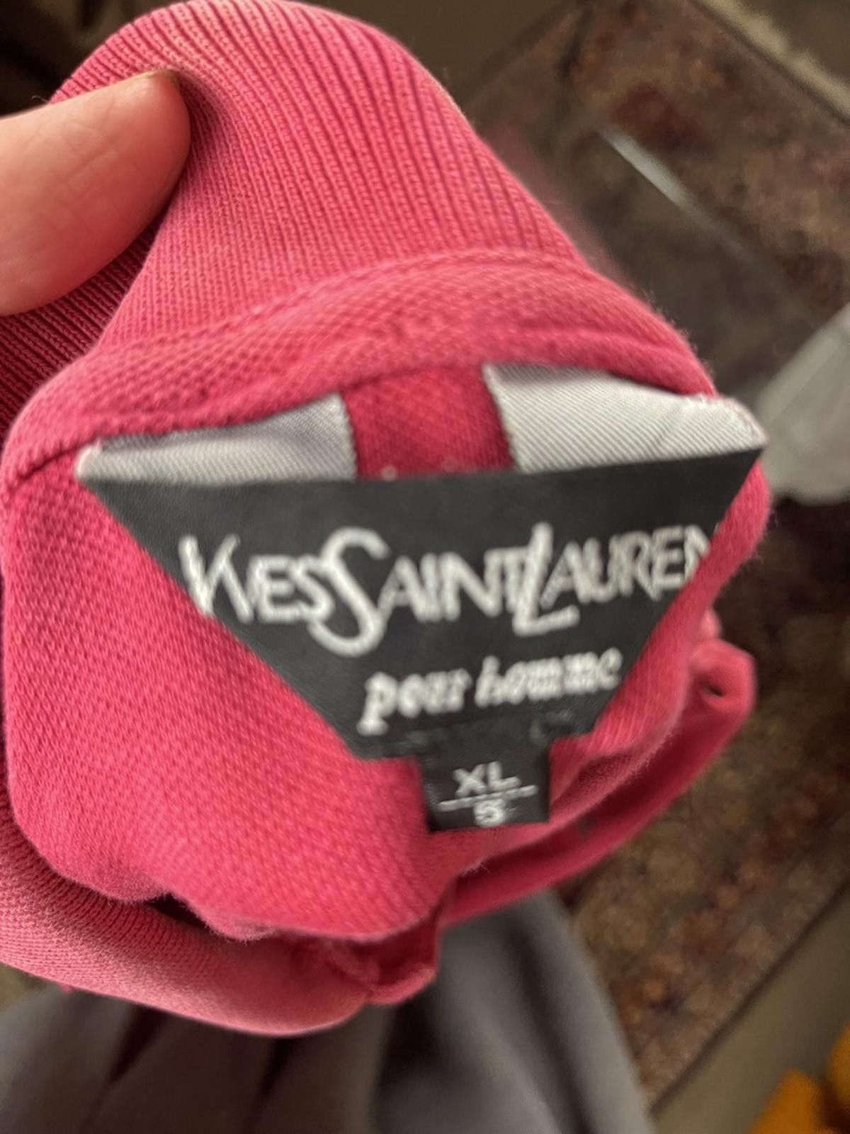 Yves Saint Laurent Yves Saint Laurent - Classic Red Polo Shirt Size US M / EU 48-50 / 2 - 5 Thumbnail
