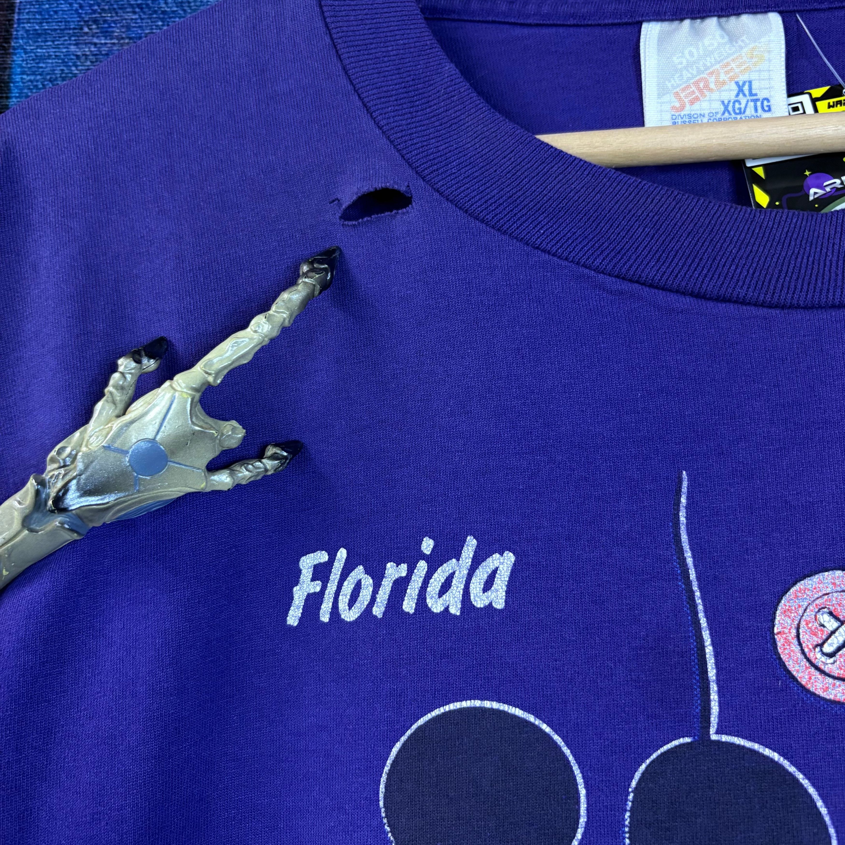 Vintage Vintage 90s Mickey Mouse Floridia Tee Size XL Size US XL / EU 56 / 4 - 4 Thumbnail