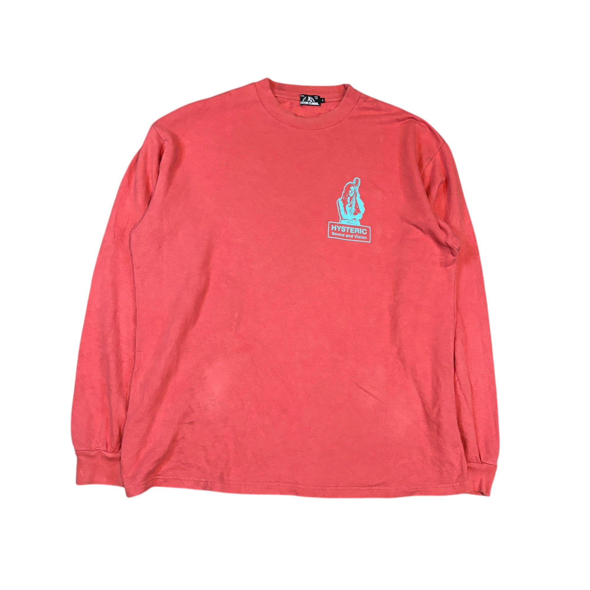 Hysteric Glamour × Vintage Hysteric Glamour Sound And Vision Sweatshirt His Girl Unisex Size US L / EU 52-54 / 3 - 2 Thumbnail