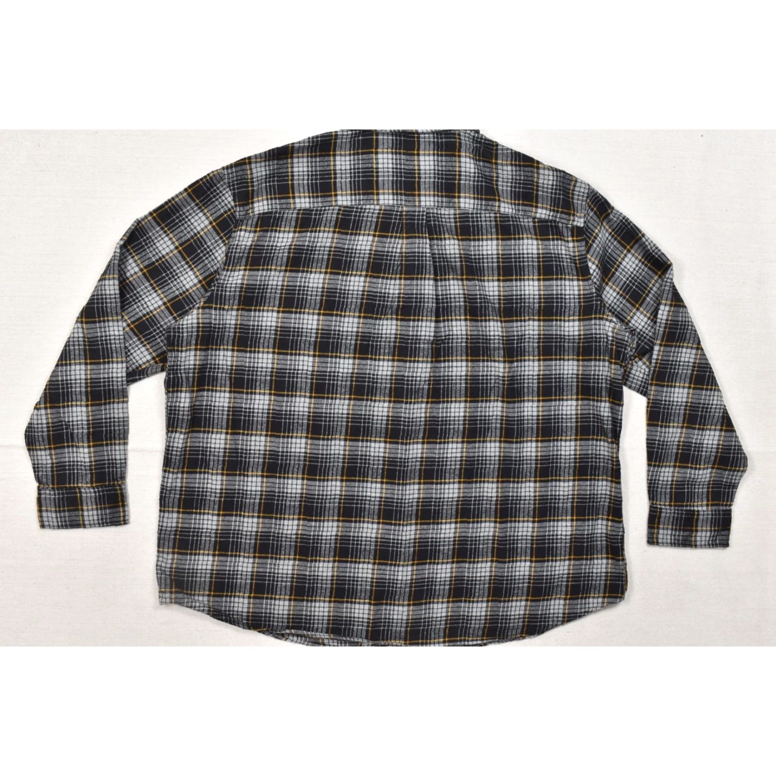Vintage St. John's Bay Men's 3XL Flannel Shirt Black Buckthorn Plaid Button-Up Casual Long Sleeve Size US XXL / EU 58 / 5 - 2 Thumbnail