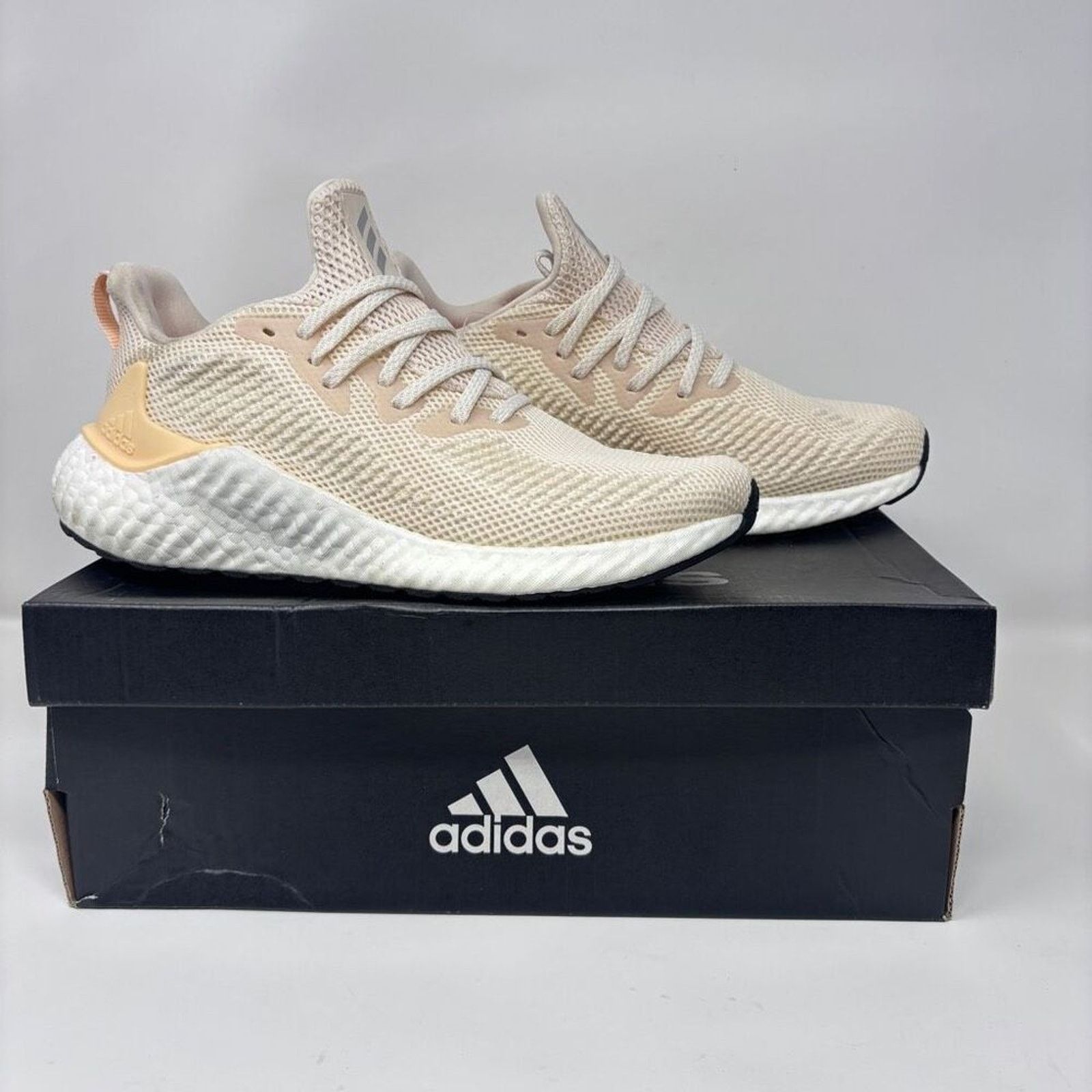 Adidas Adidas Alphaboost Running Shoes 7 US. 6½ UK, 40 EU Beige NWT Size US 7 / IT 37 - 1 Thumbnail