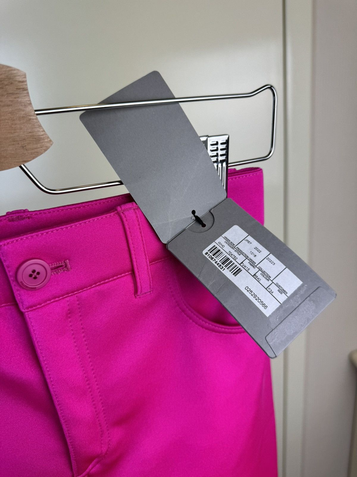 Balenciaga Balenciaga hot pink neon leggings slim trousers spandex XS Size 25" / US 0 / IT 36 - 18 Thumbnail