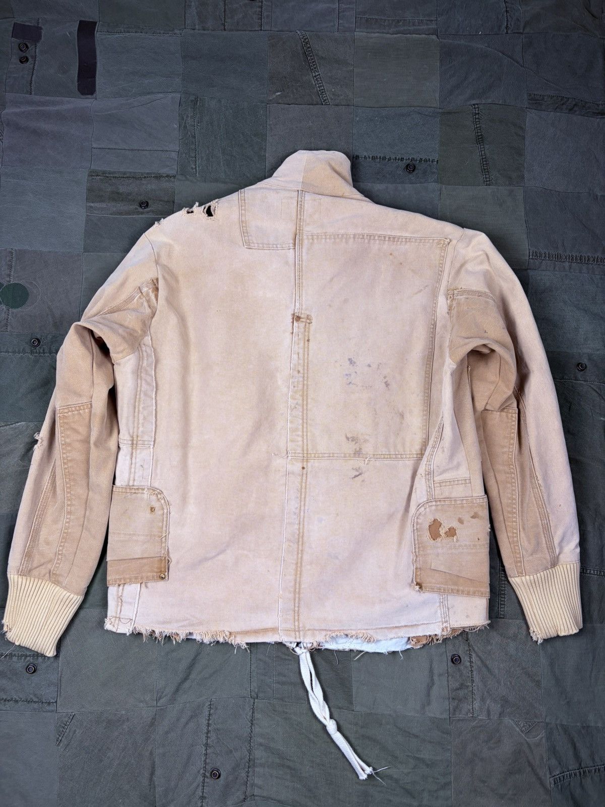 Greg Lauren Carhartt Canvas Track Jacket Size US XL / EU 56 / 4 - 4 Thumbnail