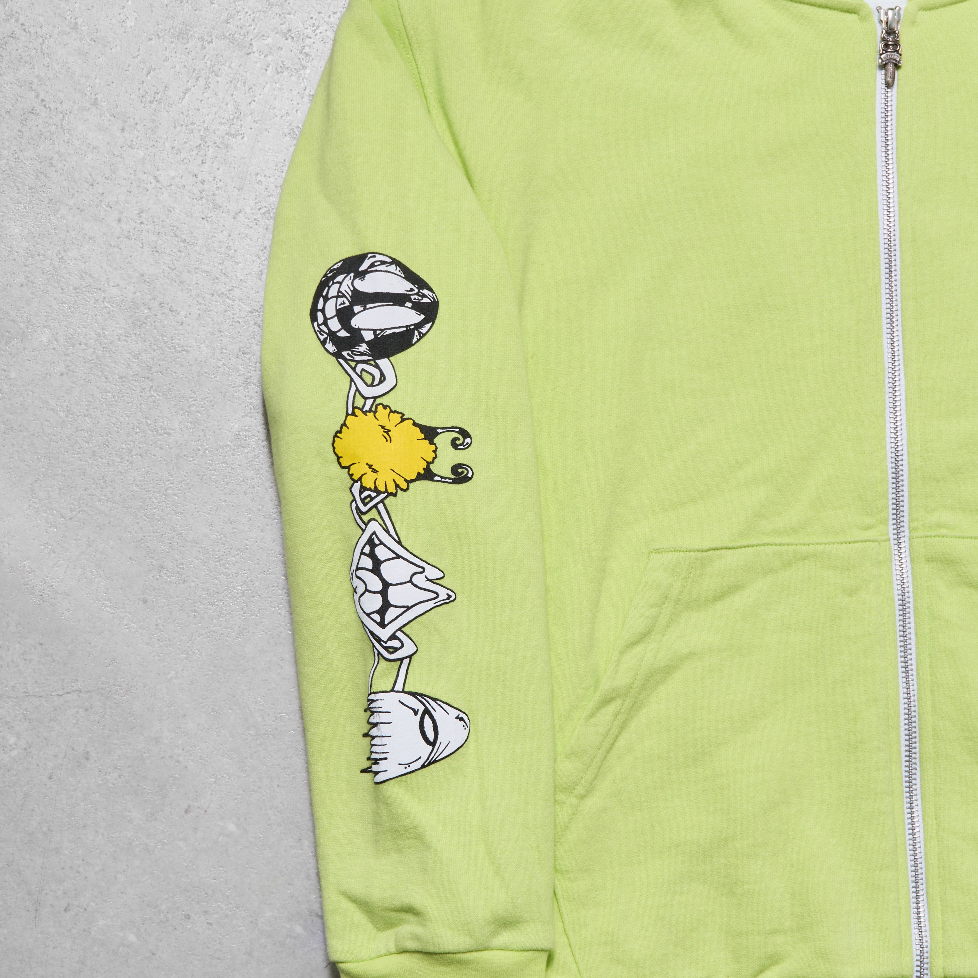 Chrome Hearts CHROME HEARTS Matty Boy Link Zip Hoodie Lime Size US S / EU 44-46 / 1 - 7 Thumbnail