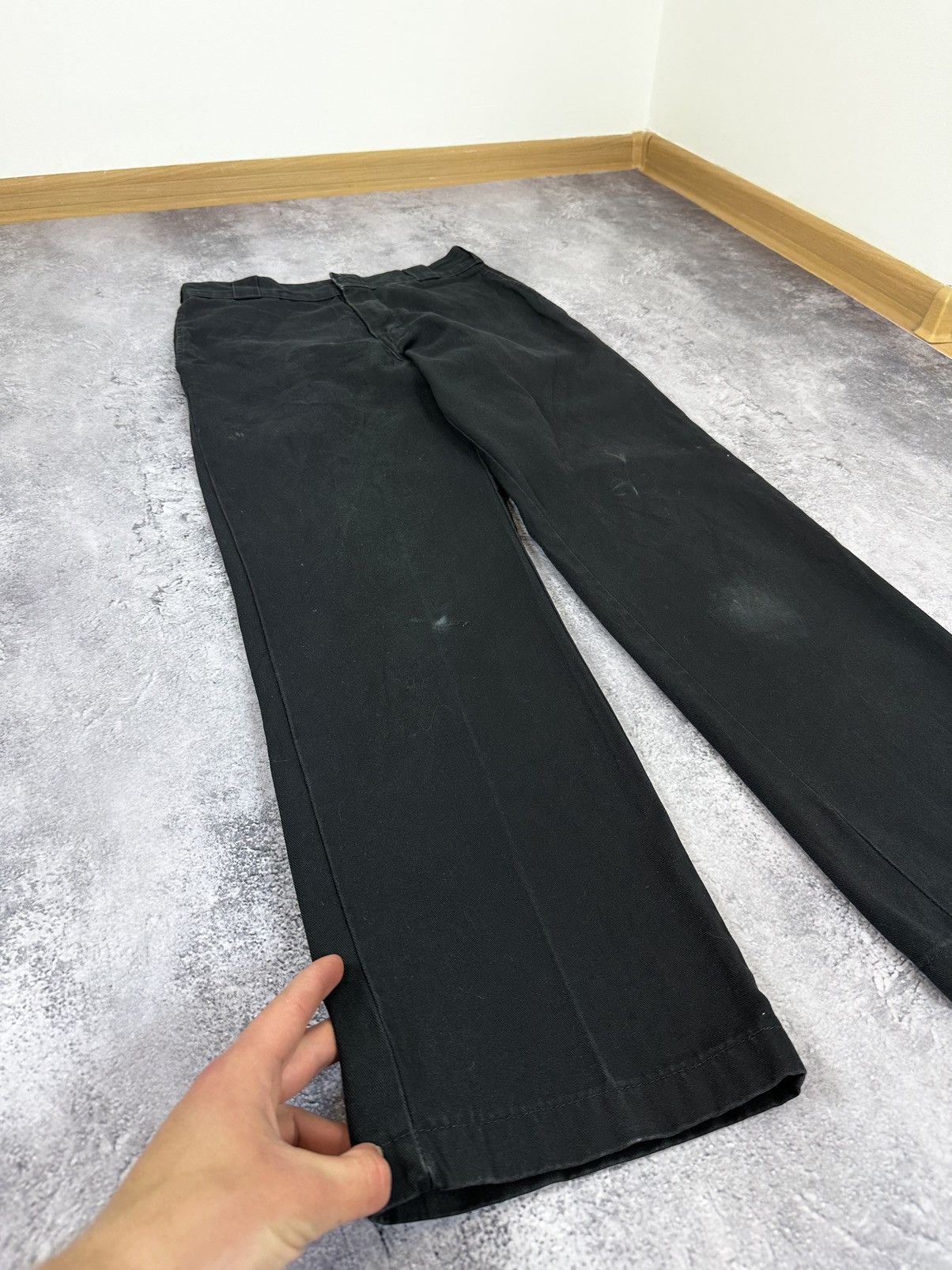 Dickies Vintage Dickies 874 Faded Black Baggy USA Skater Opium Pants Size US 30 / EU 46 - 10 Thumbnail