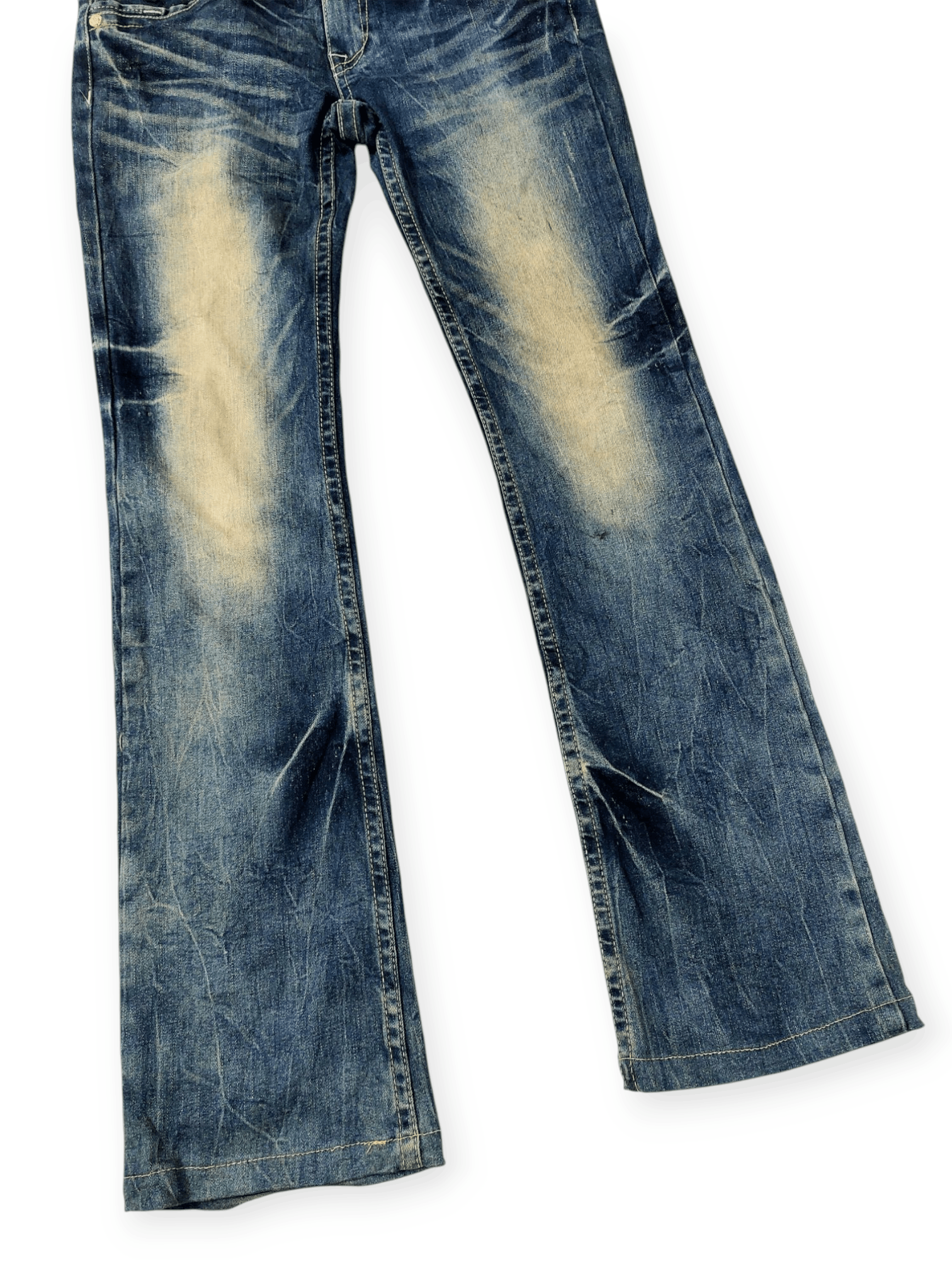 Designer 🔥Red Pepper Jeans Flare Embroidery Florish Skull Size 31" - 5 Thumbnail