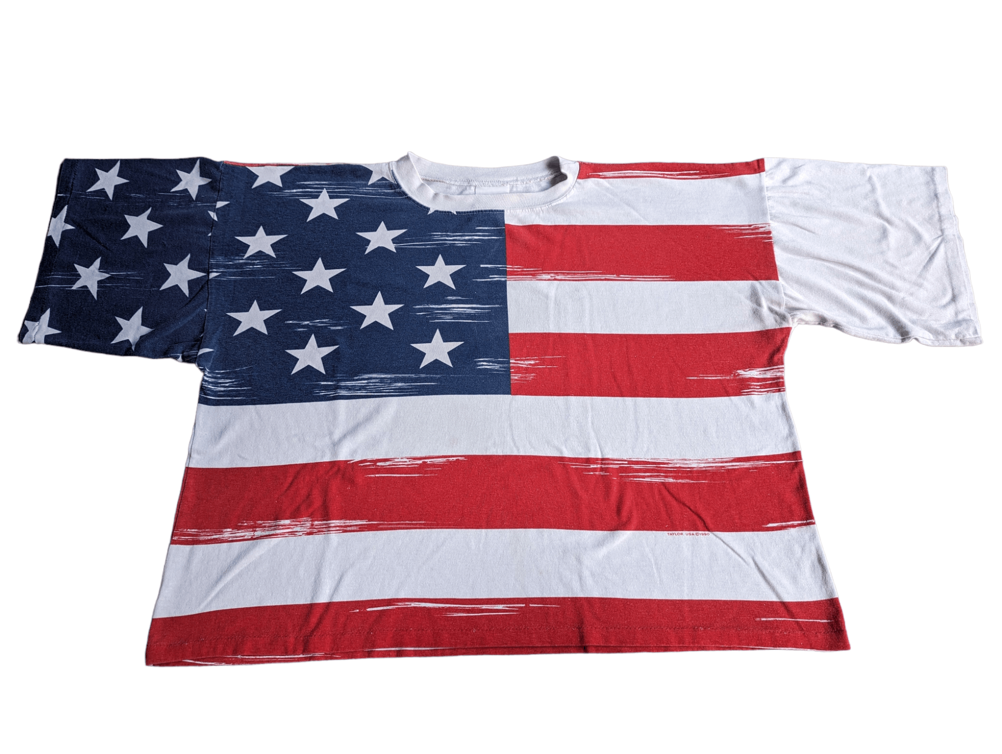 Vintage Sandra Taylor Sportwear Vintage 1990 USA America Flag Shirt Size XL / US 12-14 / IT 48-50 - 1 Thumbnail