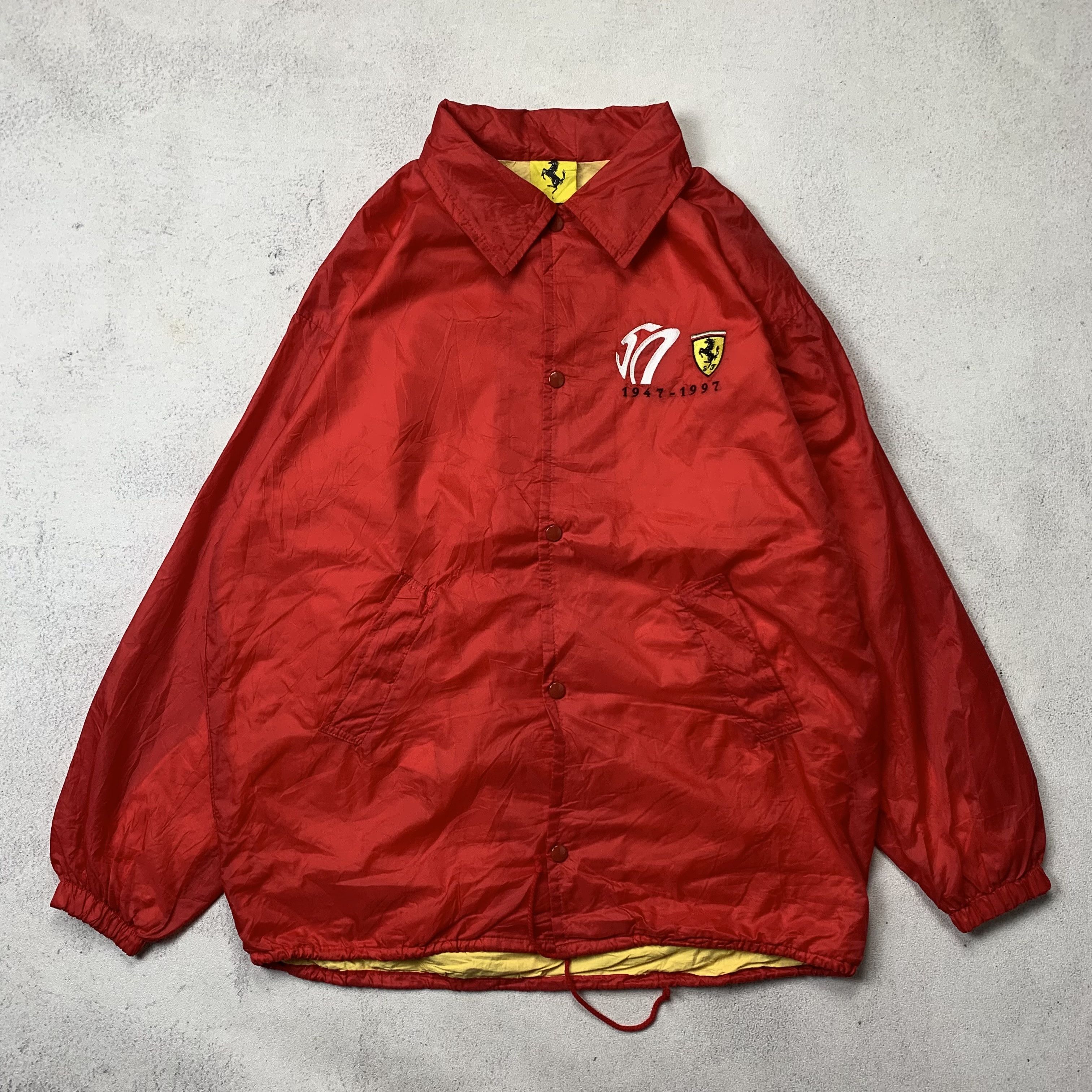 Ferrari Vintage Ferrari Windbreaker Jacket Size US L / EU 52-54 / 3 - 1 Thumbnail