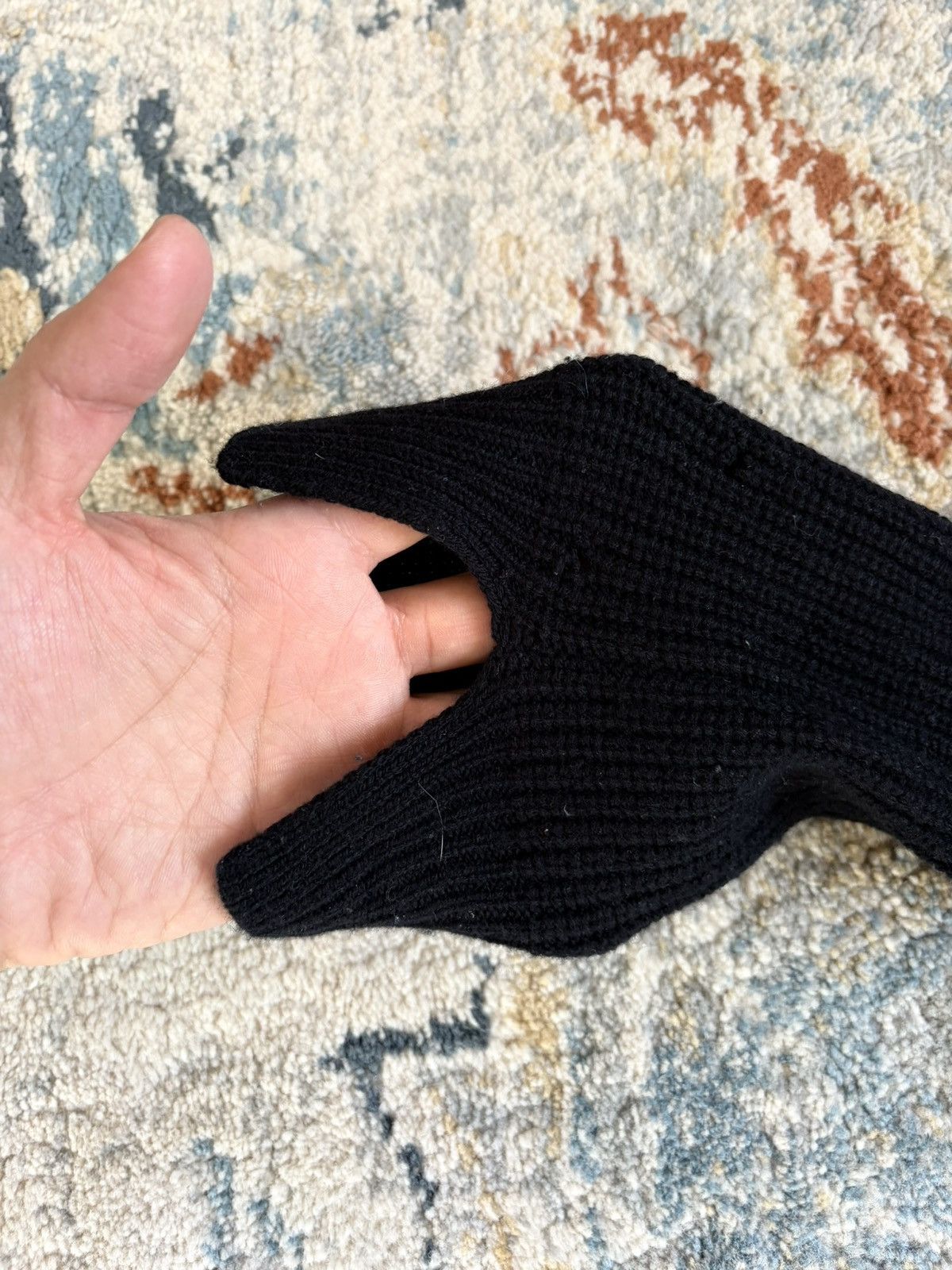 Helmut Lang Helmut Lang Oversized Black Sweater Ragged Knit Size S Size US S / EU 44-46 / 1 - 6 Thumbnail