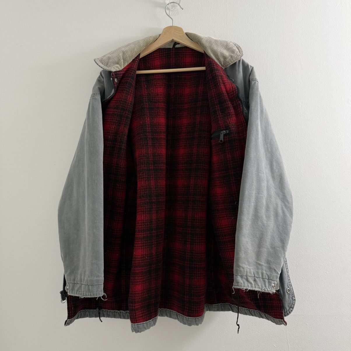 Woolrich Woolen Mills Vintage Woolrich Blanket Lined Canvas Chore Coat Jacket 90s Size US M / EU 48-50 / 2 - 5 Thumbnail
