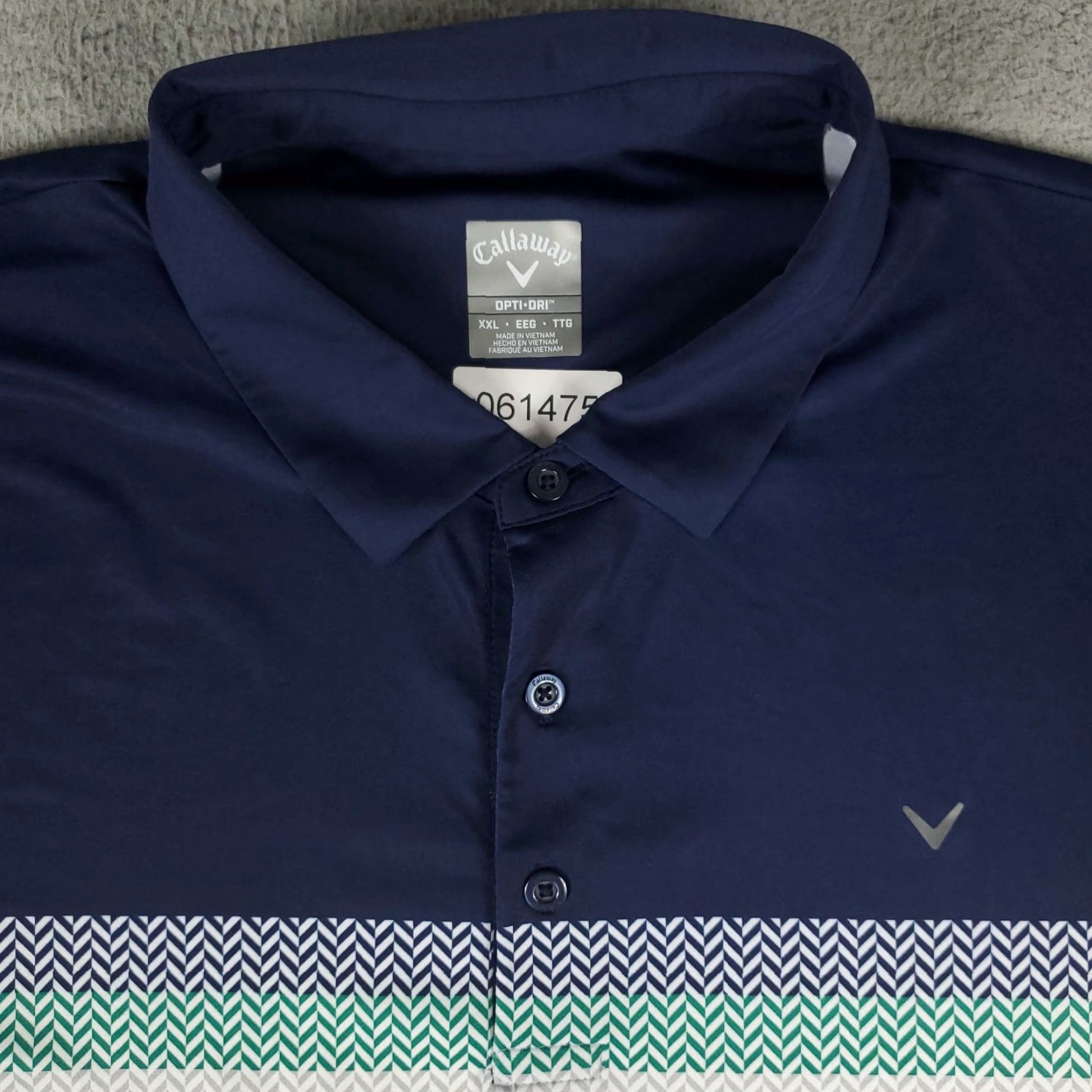 Callaway Callaway Polo Shirt Mens 2XL Blue White Opti Dri Golf Performance Stained Size US XXL / EU 58 / 5 - 2 Thumbnail