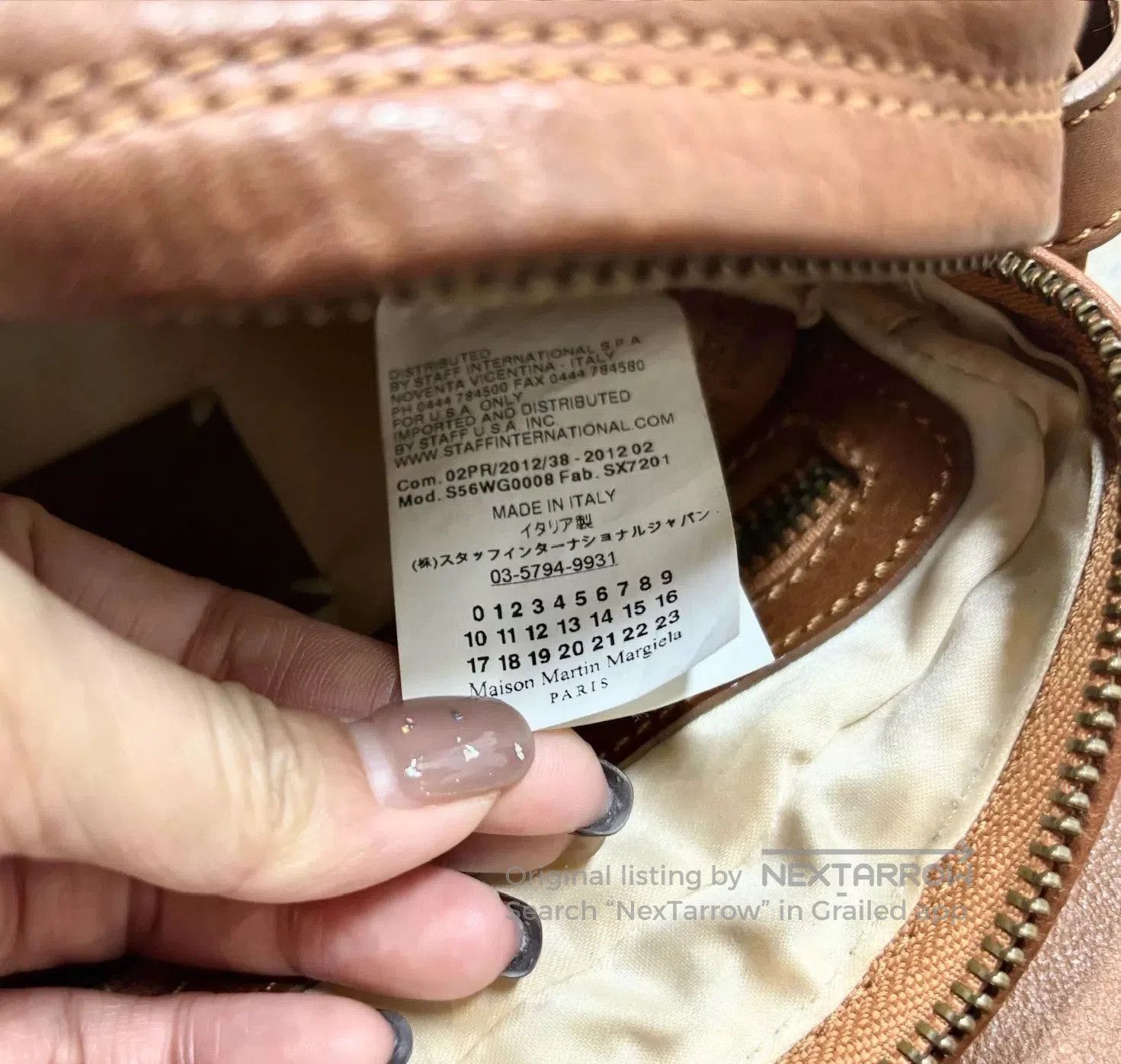 Maison Margiela Maison Martin Margiela Brown Crossbody Bag. Size ONE SIZE - 9 Thumbnail