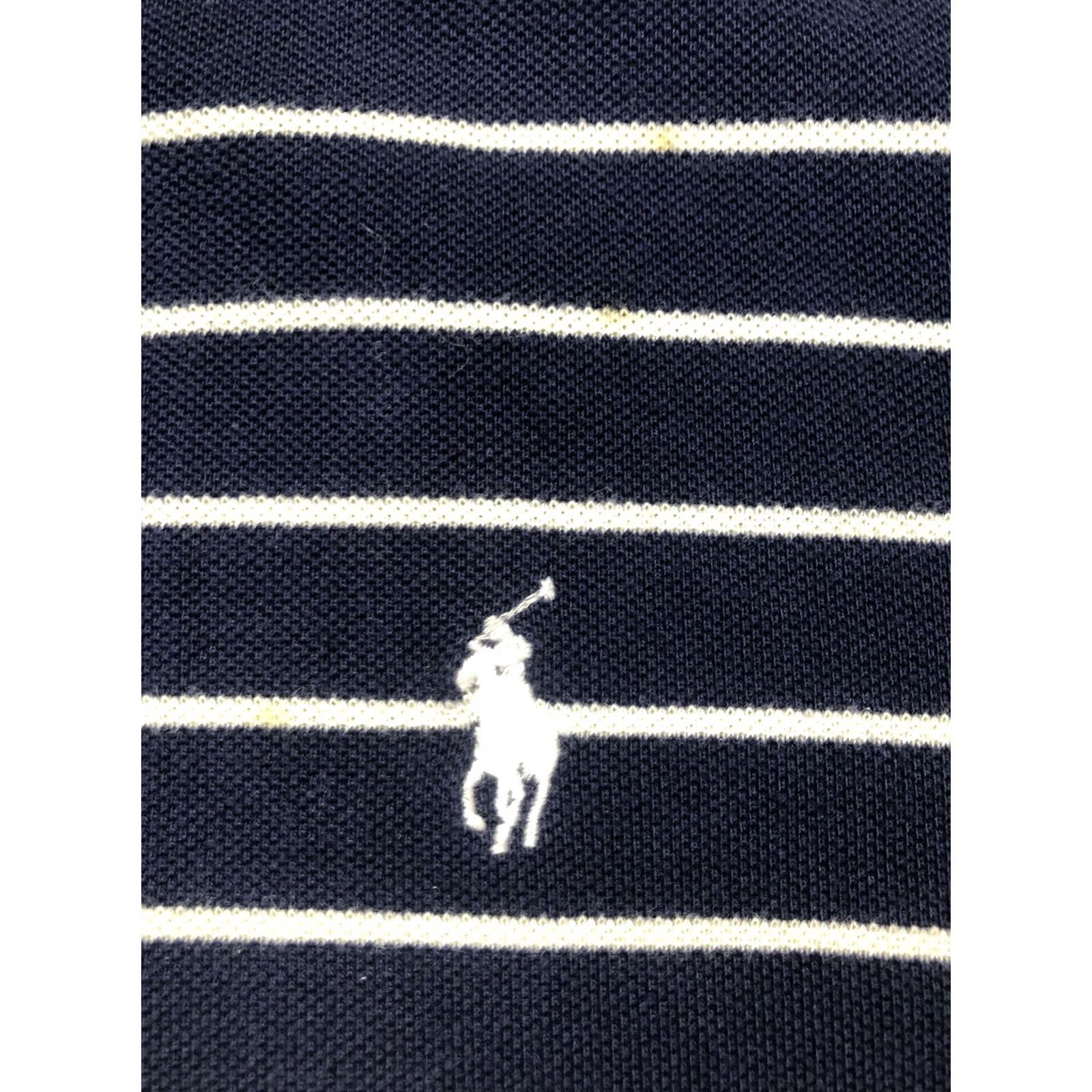 Polo Ralph Lauren Polo Ralph Lauren Polo Shirt Mens XL Blue Stripe Custom Fit Pony Logo Casual Size US XL / EU 56 / 4 - 7 Thumbnail
