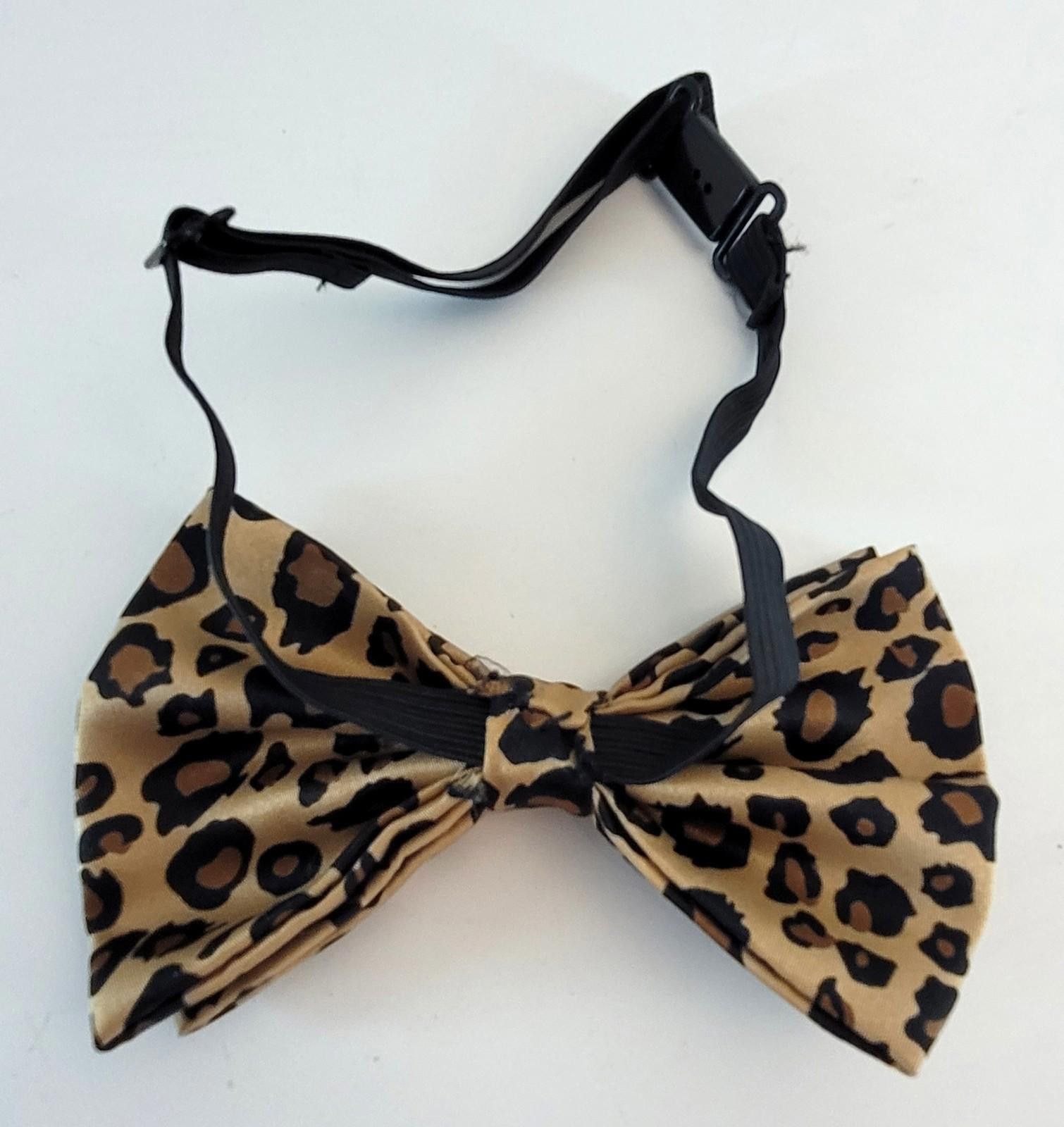 Other Leopard Animal Print Bow Tie Adjustable Size ONE SIZE - 2 Thumbnail