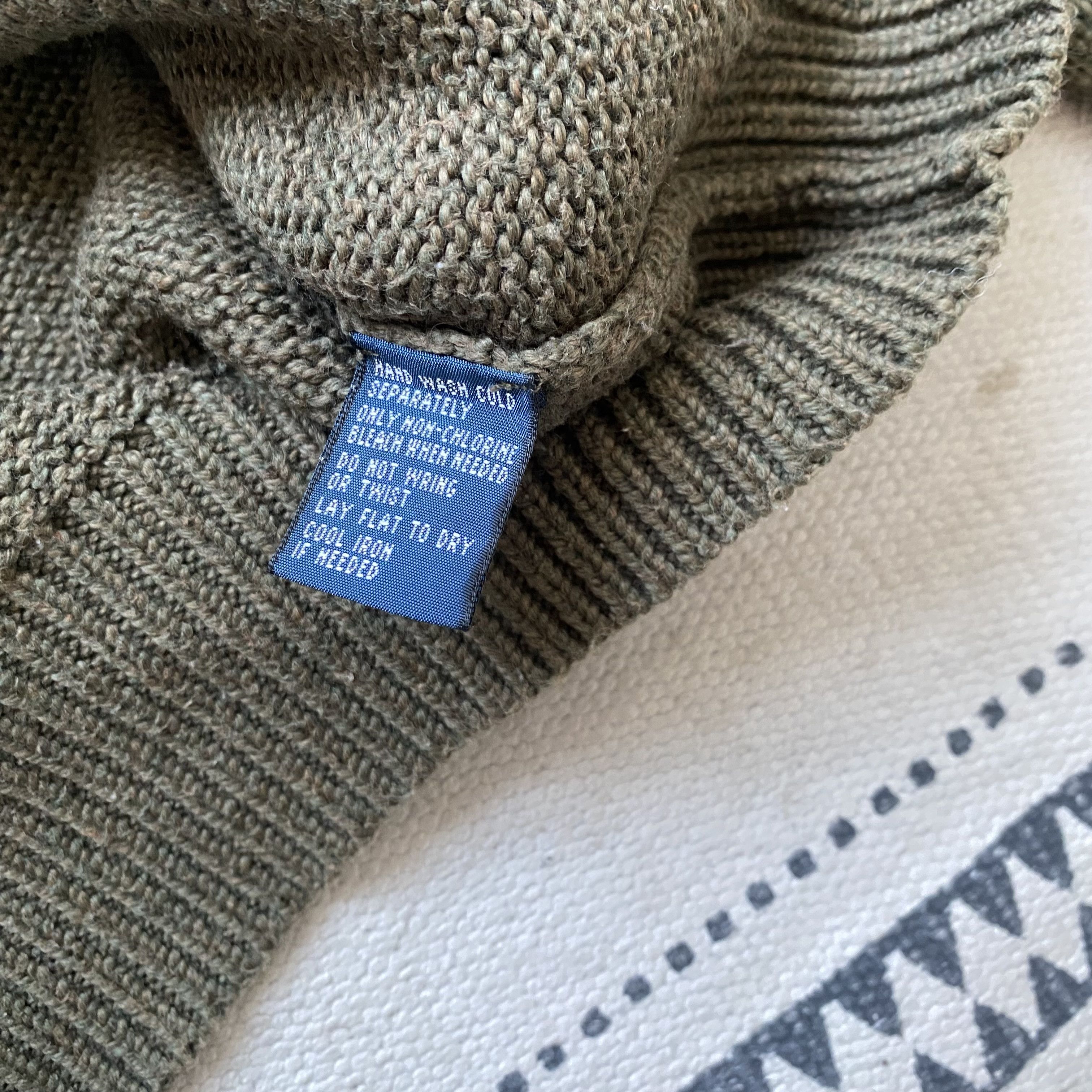 Polo Ralph Lauren Vnitage 90s Polo Ralph Lauren Sweater Quarter Zip Size US XXL / EU 58 / 5 - 9 Thumbnail