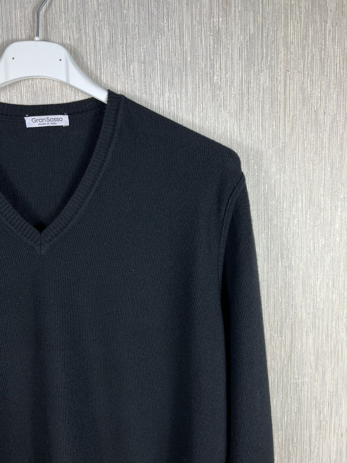 Gran Sasso Gran Sasso virgin wool casual v-neck knit sweater old money Size US L / EU 52-54 / 3 - 3 Thumbnail