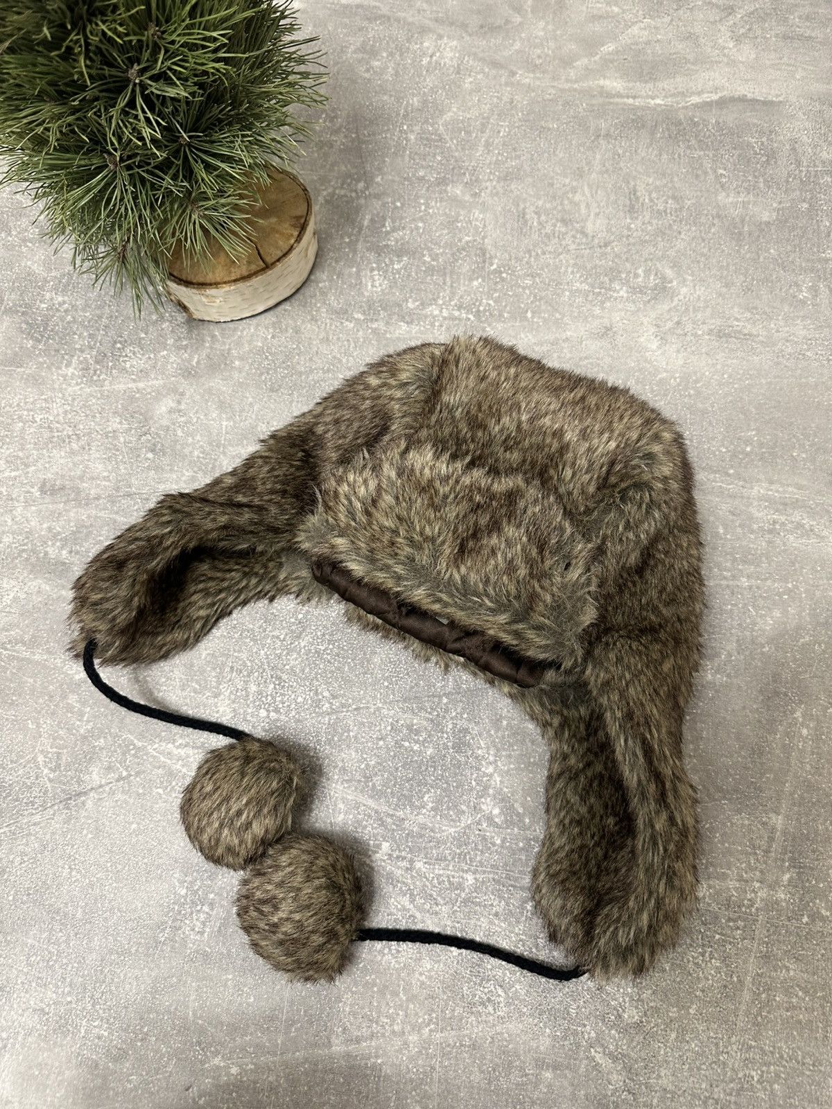 Hysteric Glamour × Japanese Brand Crazy Y2k Mohair Fuzzy Hat Ushanka Punk Winter Size ONE SIZE - 1 Thumbnail