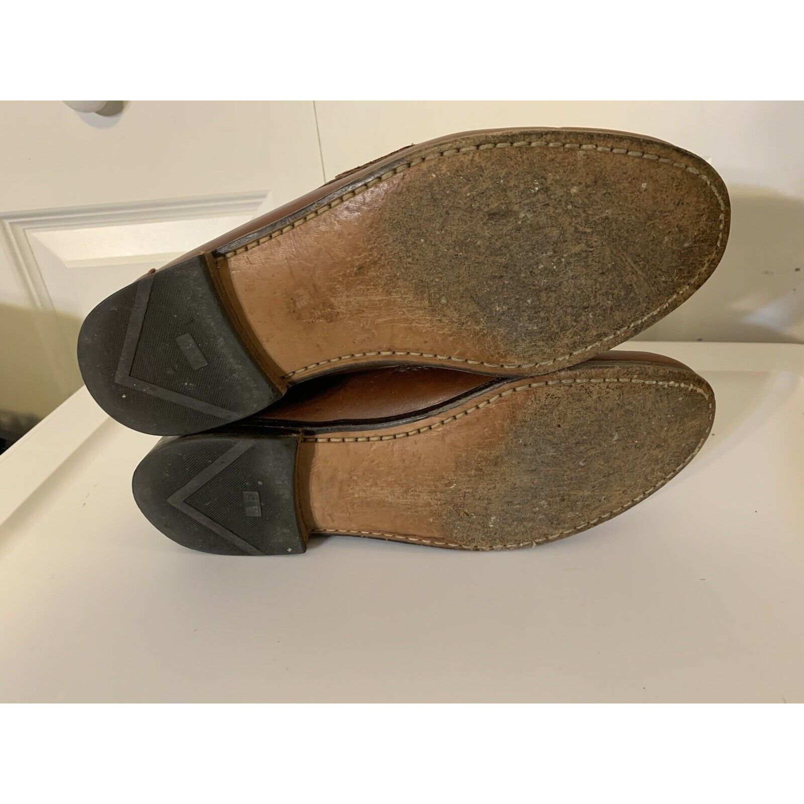 Allen Edmonds Allen Edmonds Men’s Sz 9D Maxfield Brown Leather Tassel Loaf Size US 9 / EU 42 - 8 Thumbnail
