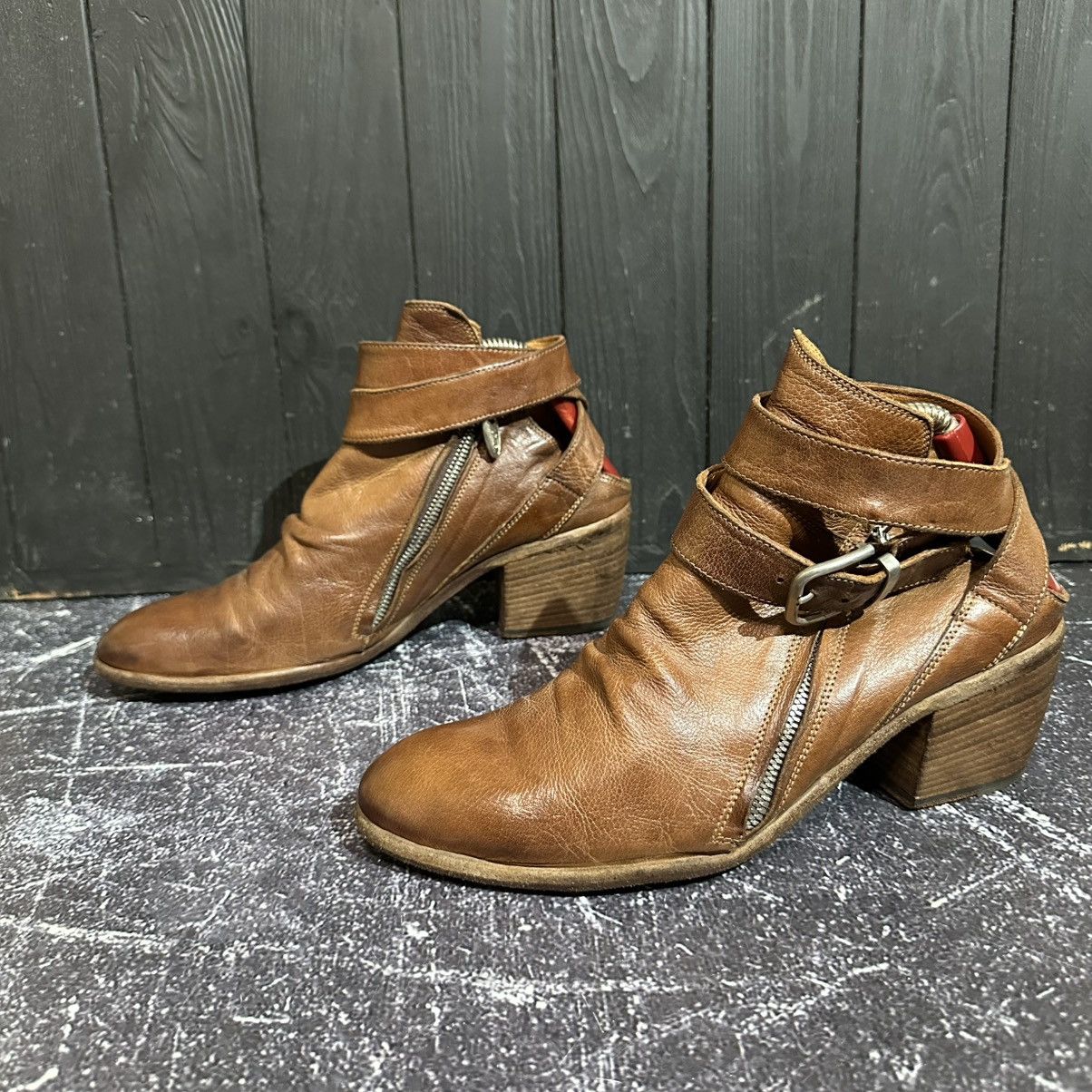 Other FAUZIAN JEUNESSE VINTAGE wmns Leather Cowboy boots 38.5 size Size US 8.5 / IT 38.5 - 4 Thumbnail