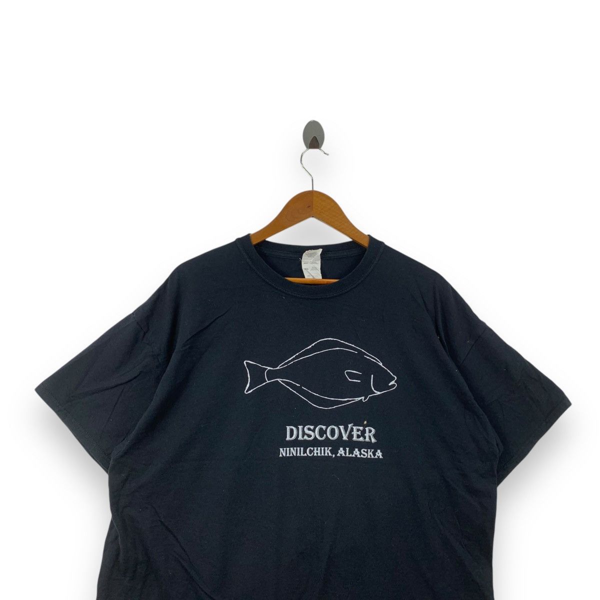 Vintage Vintage DISCOVER NINILCHIK ALASKA National Park Tee Shirt Size US XXL / EU 58 / 5 - 2 Thumbnail