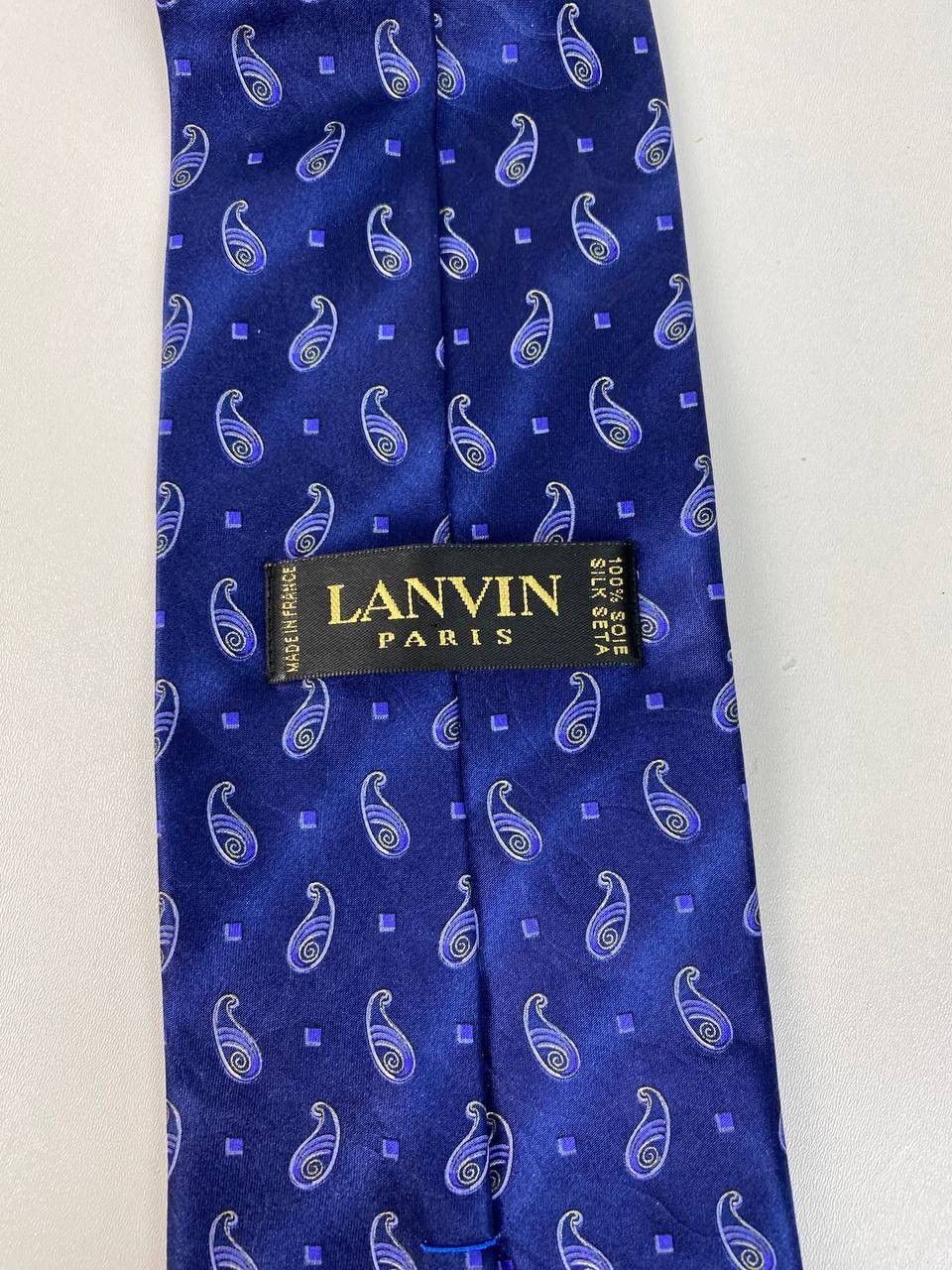 Vintage Lanvin Paris tie silk Size ONE SIZE - 2 Thumbnail
