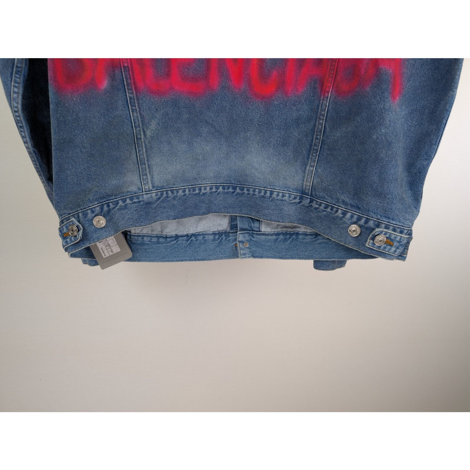 Balenciaga o1rshd1 Japanese Indigo Denim Large Fit Jacket Electric Blue Size US S / EU 44-46 / 1 - 10 Thumbnail