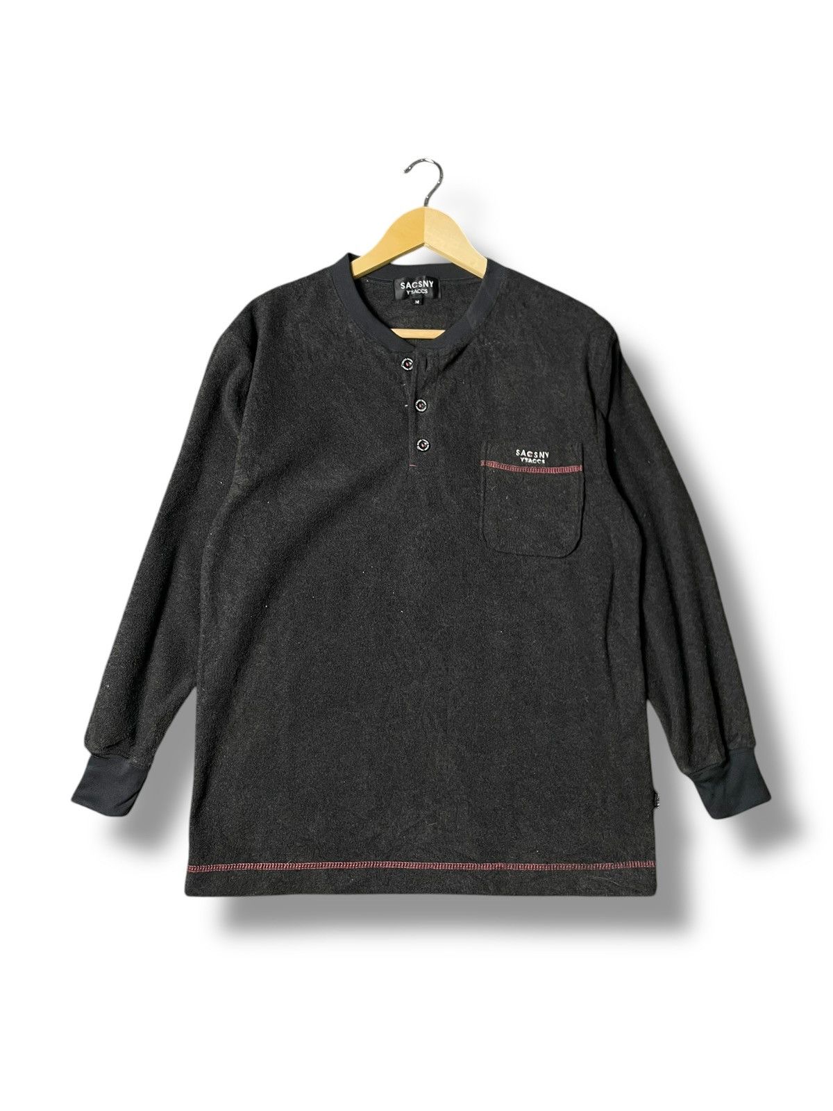 Japanese Brand × Y's × Yohji Yamamoto Ysaccs x Yohji Yamamoto Fleece Sweater (73) Size US M / EU 48-50 / 2 - 1 Thumbnail