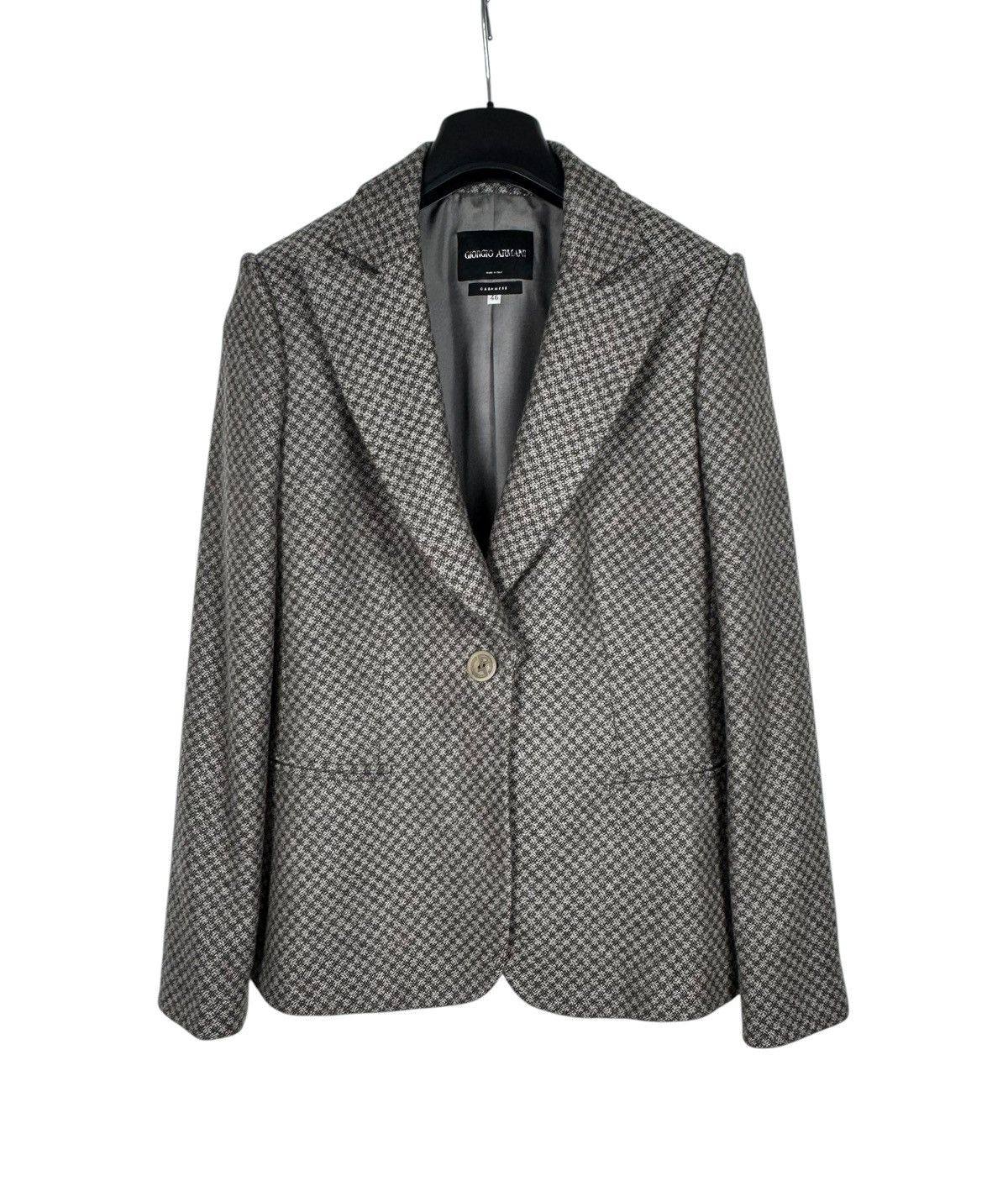 Giorgio Armani Giorgio Armani Pure Cashmere Ornament Blazer size 46 Size L / US 10 / IT 46 - 10 Thumbnail