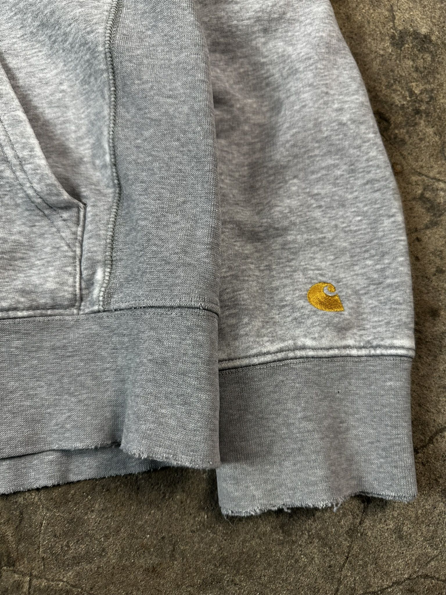 Carhartt 00s Carhartt Trashed Distressed Workwear Zip Hoodie Size US S / EU 44-46 / 1 - 5 Thumbnail