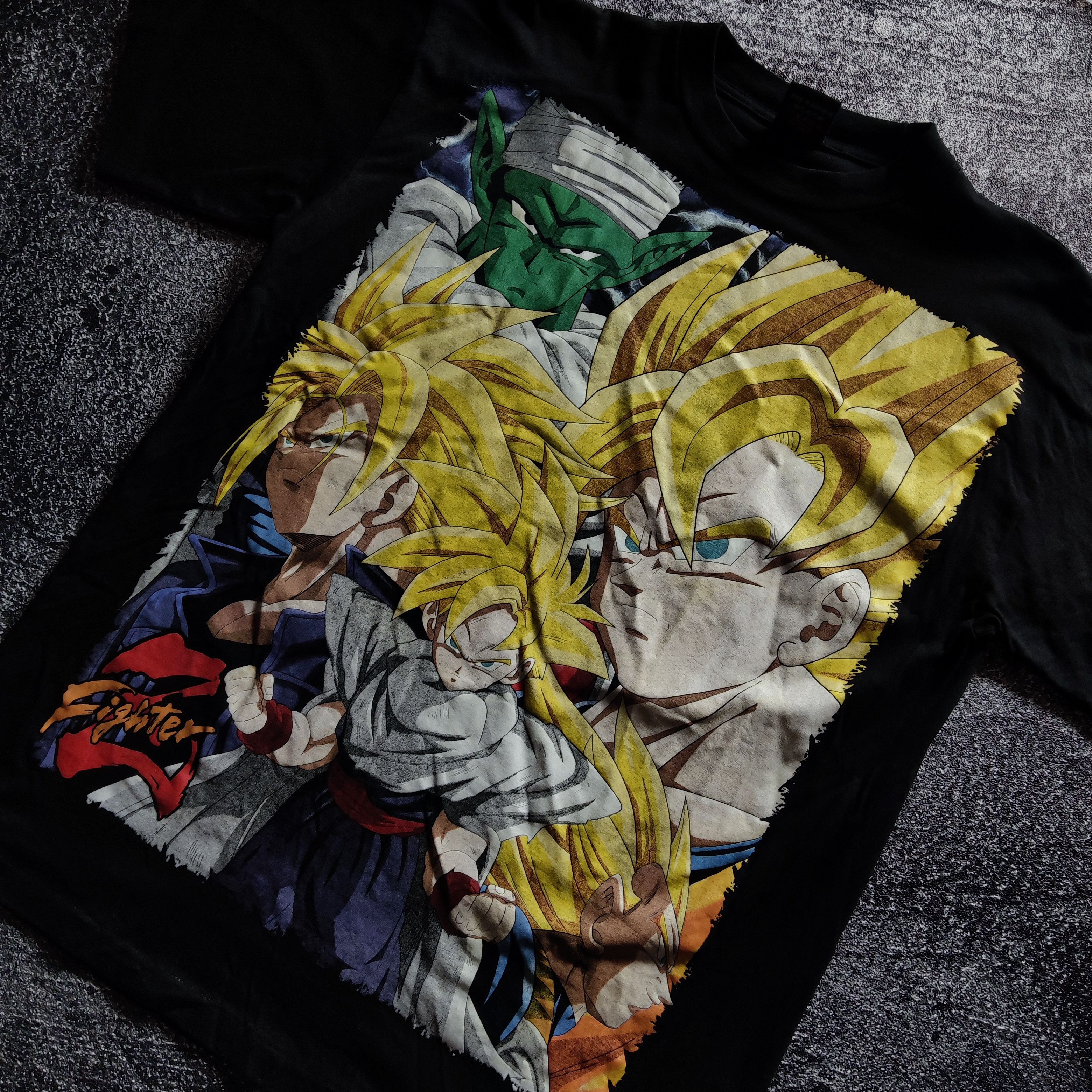 Anime × Japanese Brand × Vintage ‼️LIMITED TSHIRT DRAGON BALL Z : SAIYAN JIN‼️ Size US XL / EU 56 / 4 - 2 Thumbnail