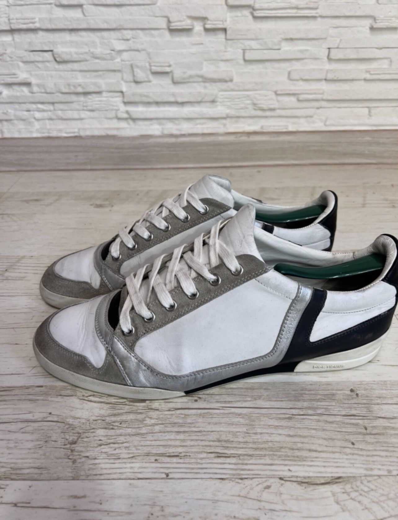 Dior Dior Homme Leather Suede Sneakers Size 41.5 Size US 9 / EU 42 - 1 Thumbnail