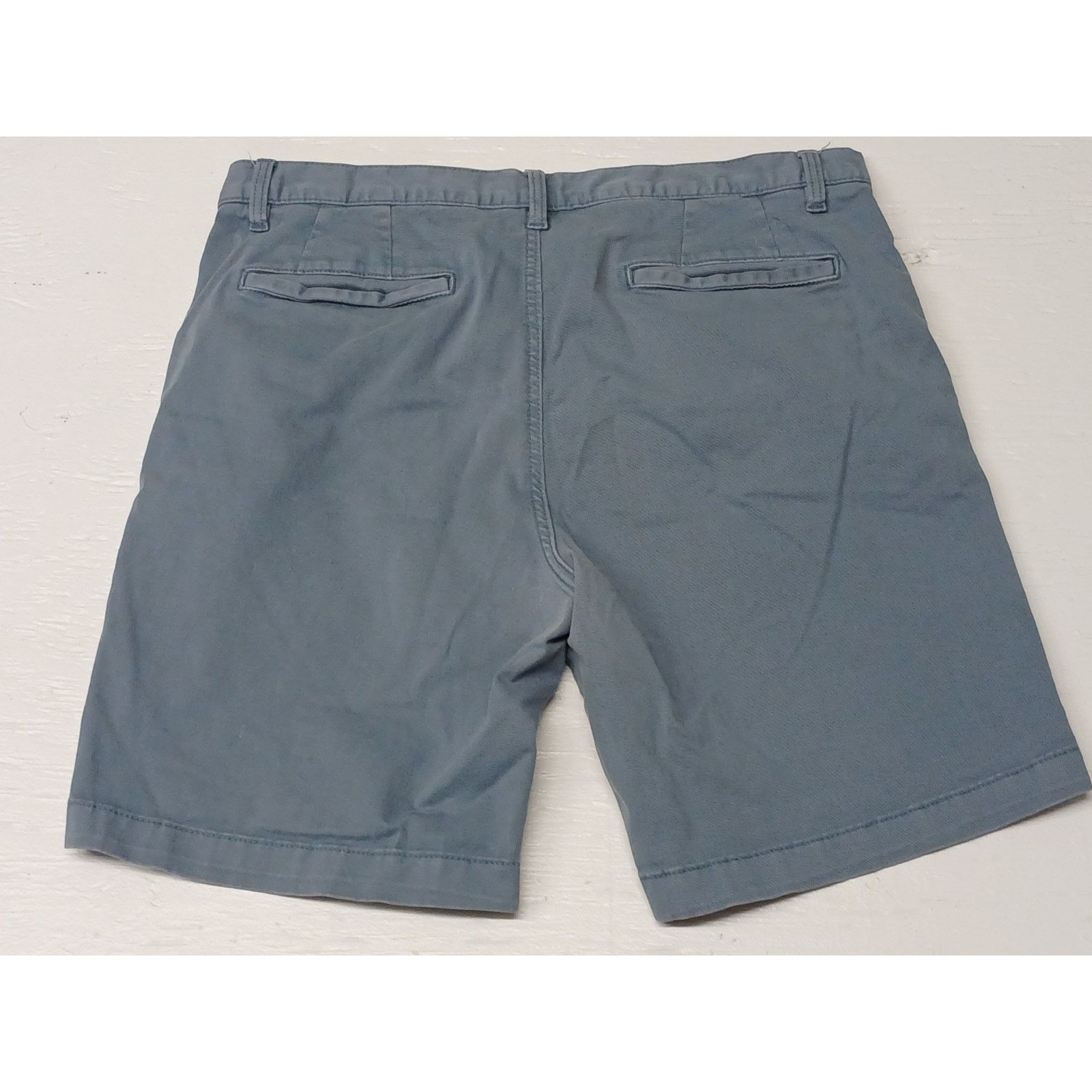 Other 14th & Union Slim Fit (34W) Blue Khaki Dress Casual Shorts Size US 34 / EU 50 - 10 Thumbnail