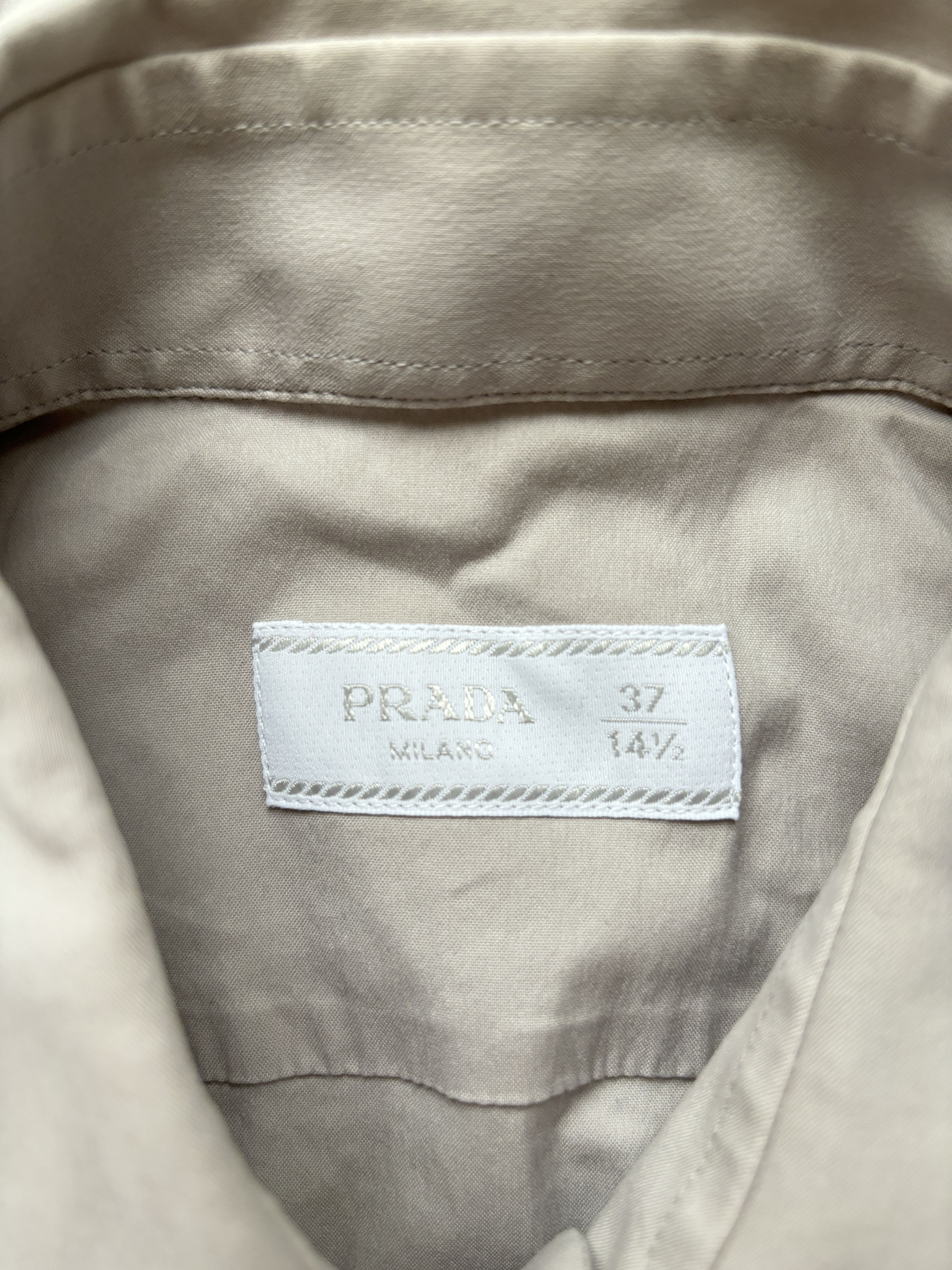 Prada ⚡️QUICK SALE⚡️2017 Prada Beige Button-Up Shirt Size US S / EU 44-46 / 1 - 3 Thumbnail