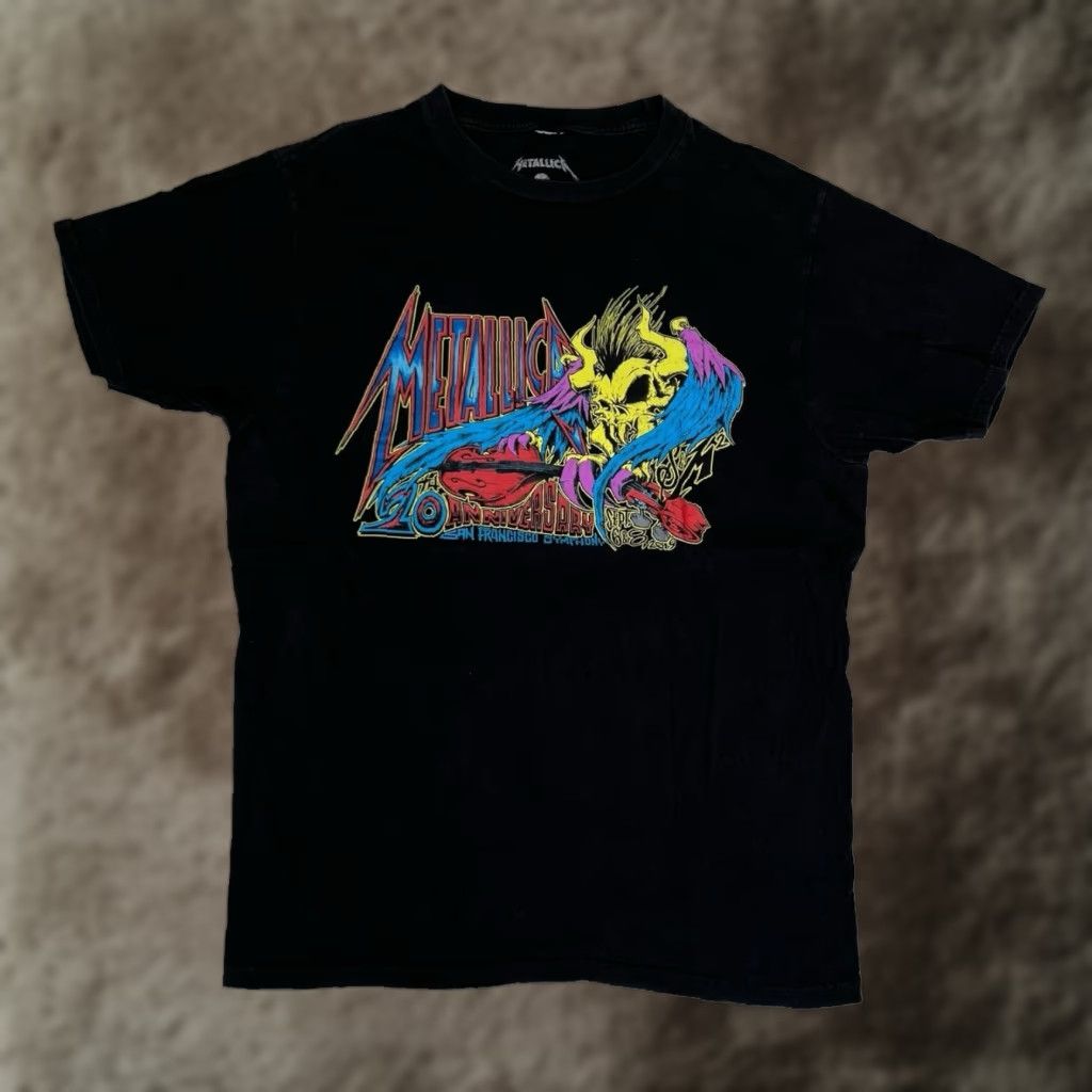Vintage VINTAGE Metallica 20th Anniversary San Francisco Symphony 2019 Concert T-Shirt Men M Black Rock Band Music 90s Mens Size US M / EU 48-50 / 2 - 1 Thumbnail